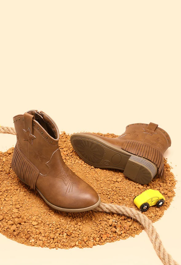 Western Fringe Ankle Boot - Image 4
