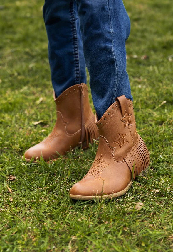 Western Fringe Ankle Boot - Image 7