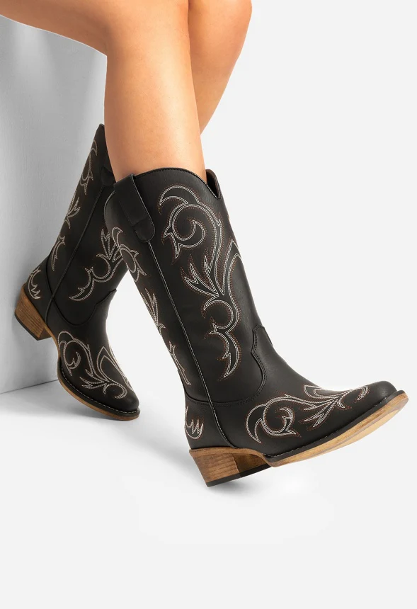Western Mid-Calf Boot - Image 7