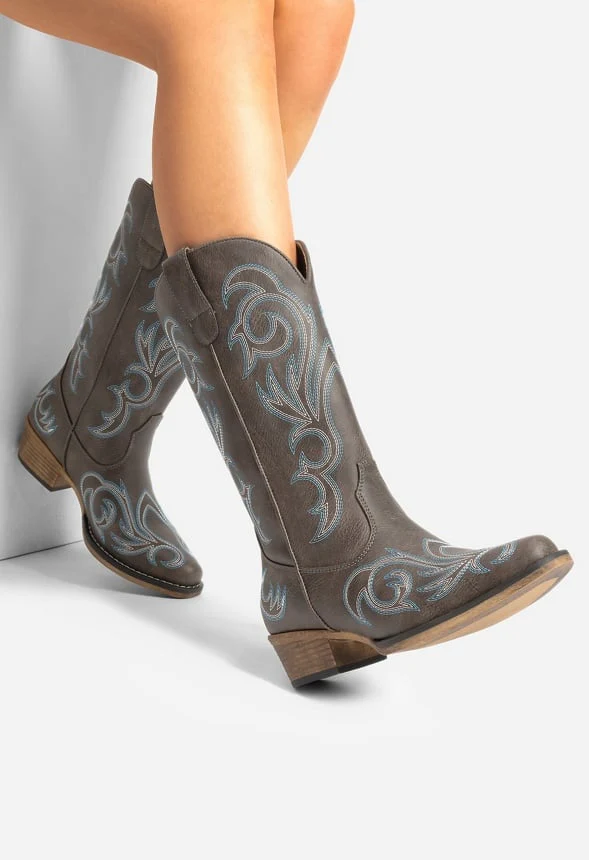 Western Mid-Calf Boot - Image 2