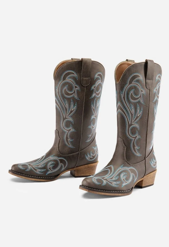 Western Mid-Calf Boot - Image 5