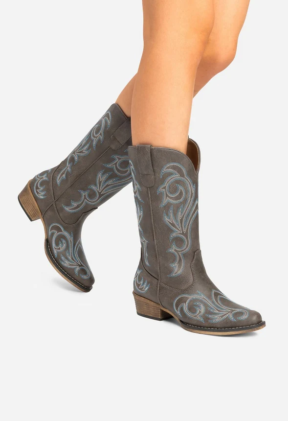 Western Mid-Calf Boot - Image 7