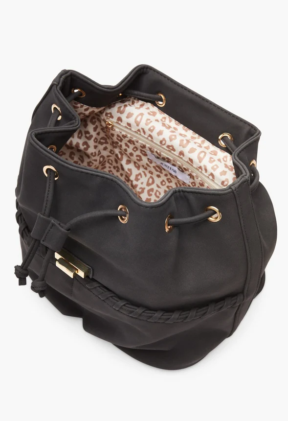 Whipstitch Backpack With Turnlock - Image 4