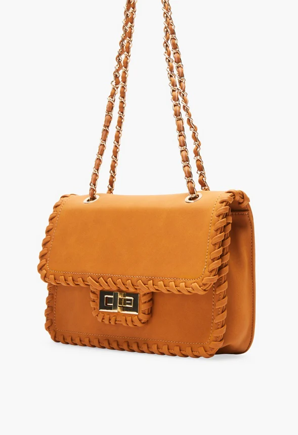 Whipstitch Crossbody With Turnlock - Image 4