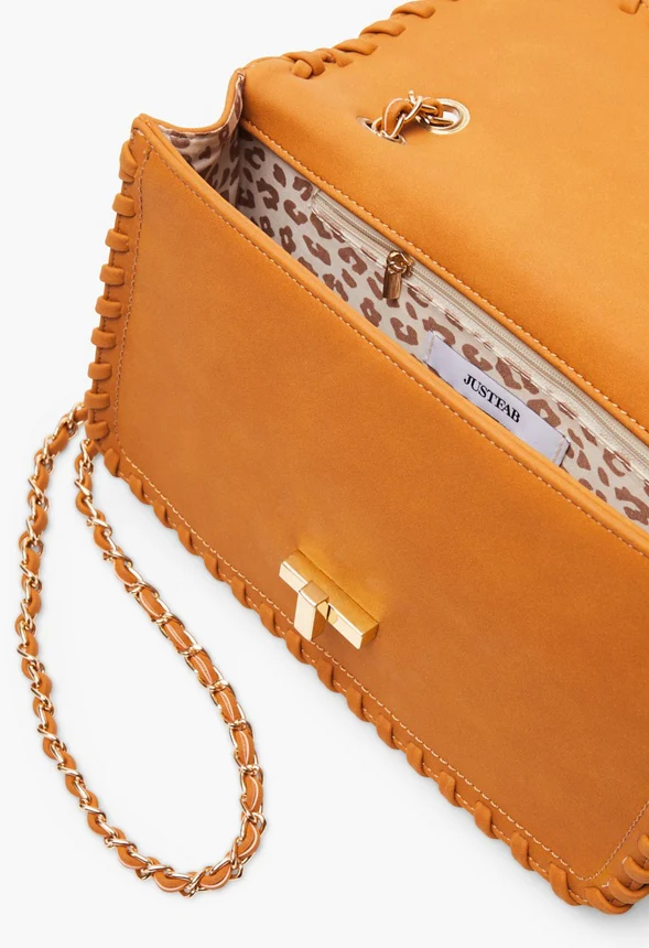 Whipstitch Crossbody With Turnlock - Image 6