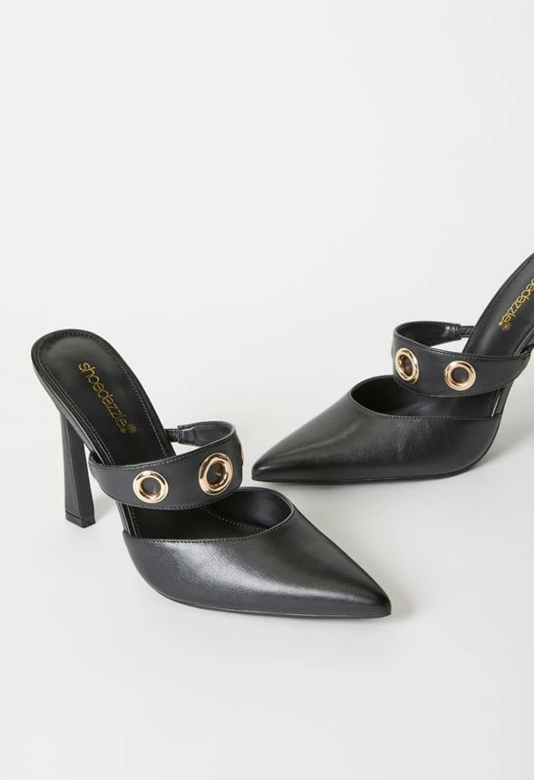 Whit Pointed Toe Pump - Image 5
