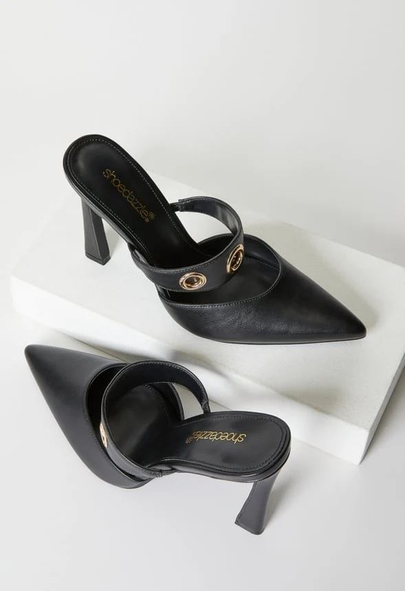 Whit Pointed Toe Pump - Image 8