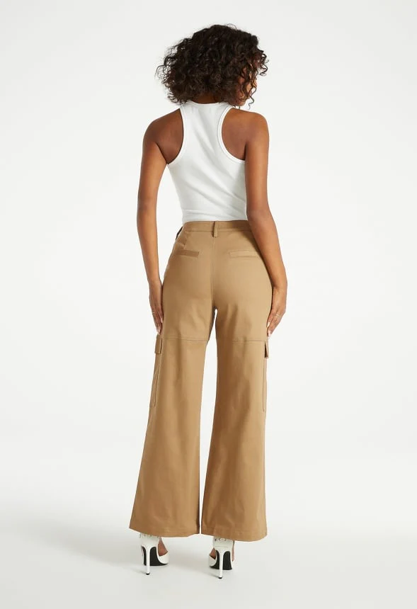 Utility Wide Leg Cargo Pants - Image 2