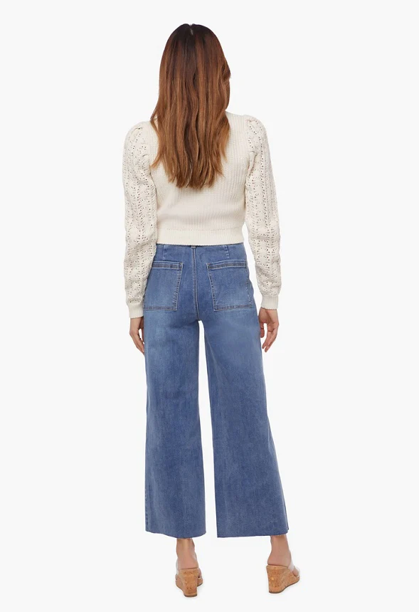 Wide Leg Sailor Jeans - Image 3