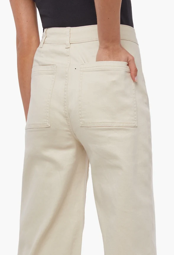 Wide Leg Sailor Jeans - Image 4