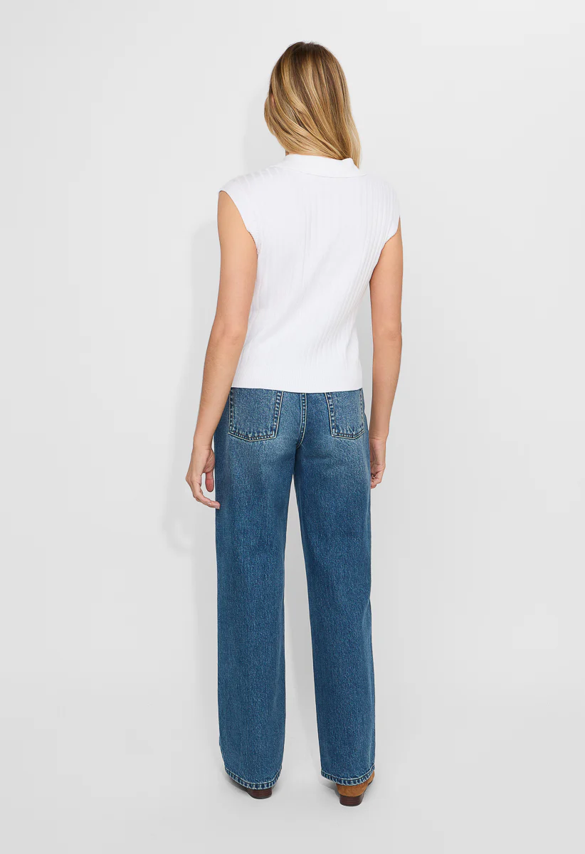 Wide Rib Polo Vest - Image 3