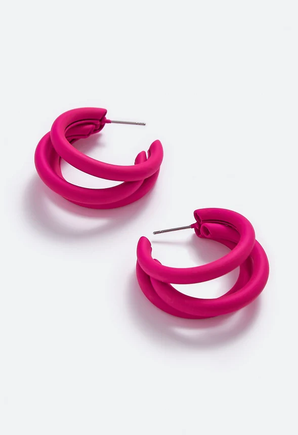 Willa Triple Hoop Earrings - Image 2
