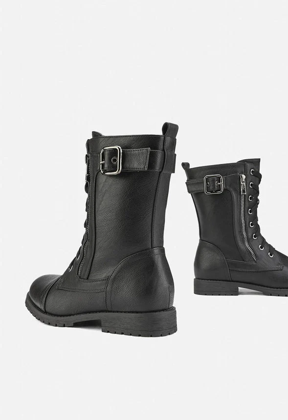 Winter Mid Calf Lace Up Boot - Image 3