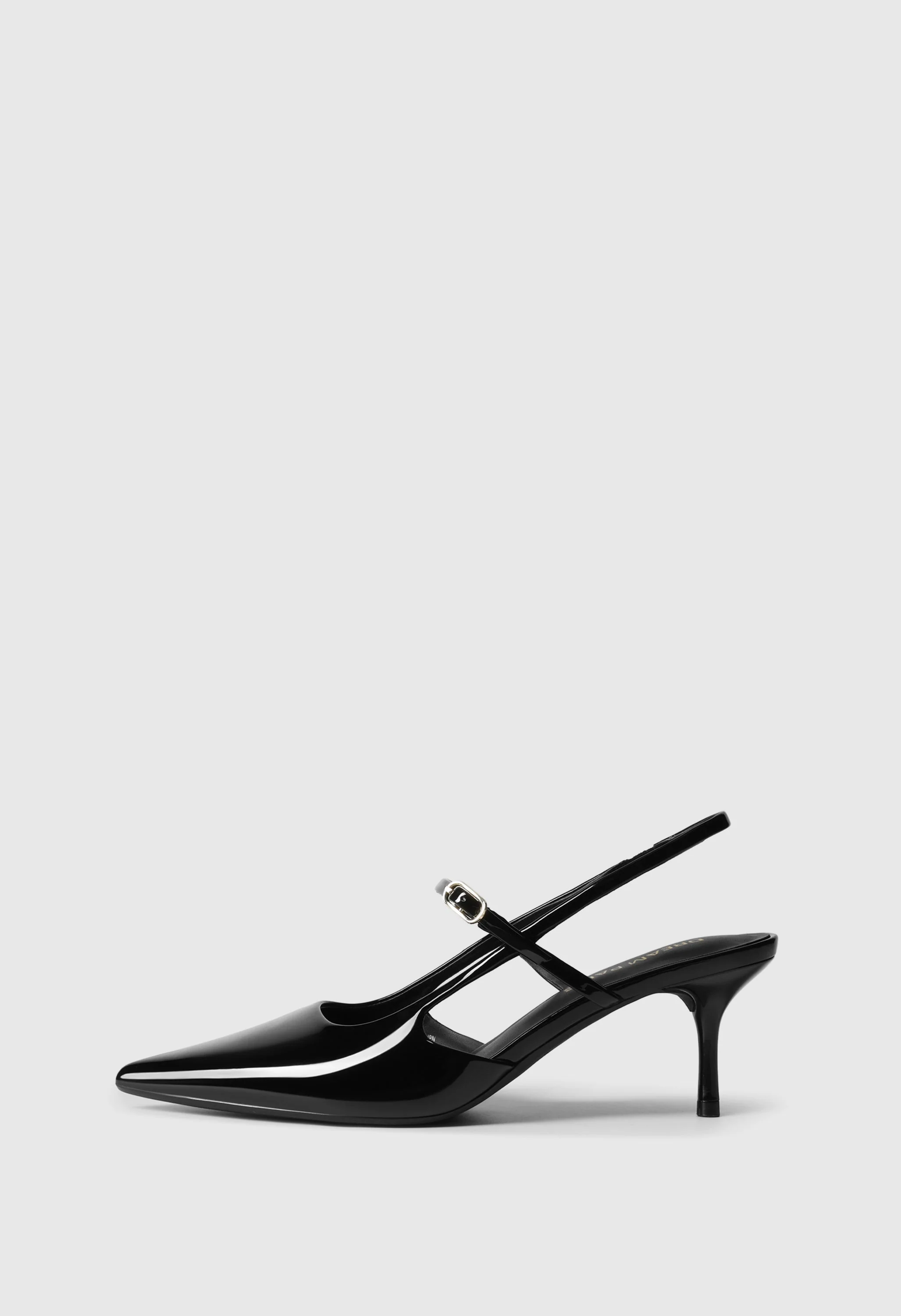 Women Mary Jane Kitten Slingback Pointed Pumps - Image 2