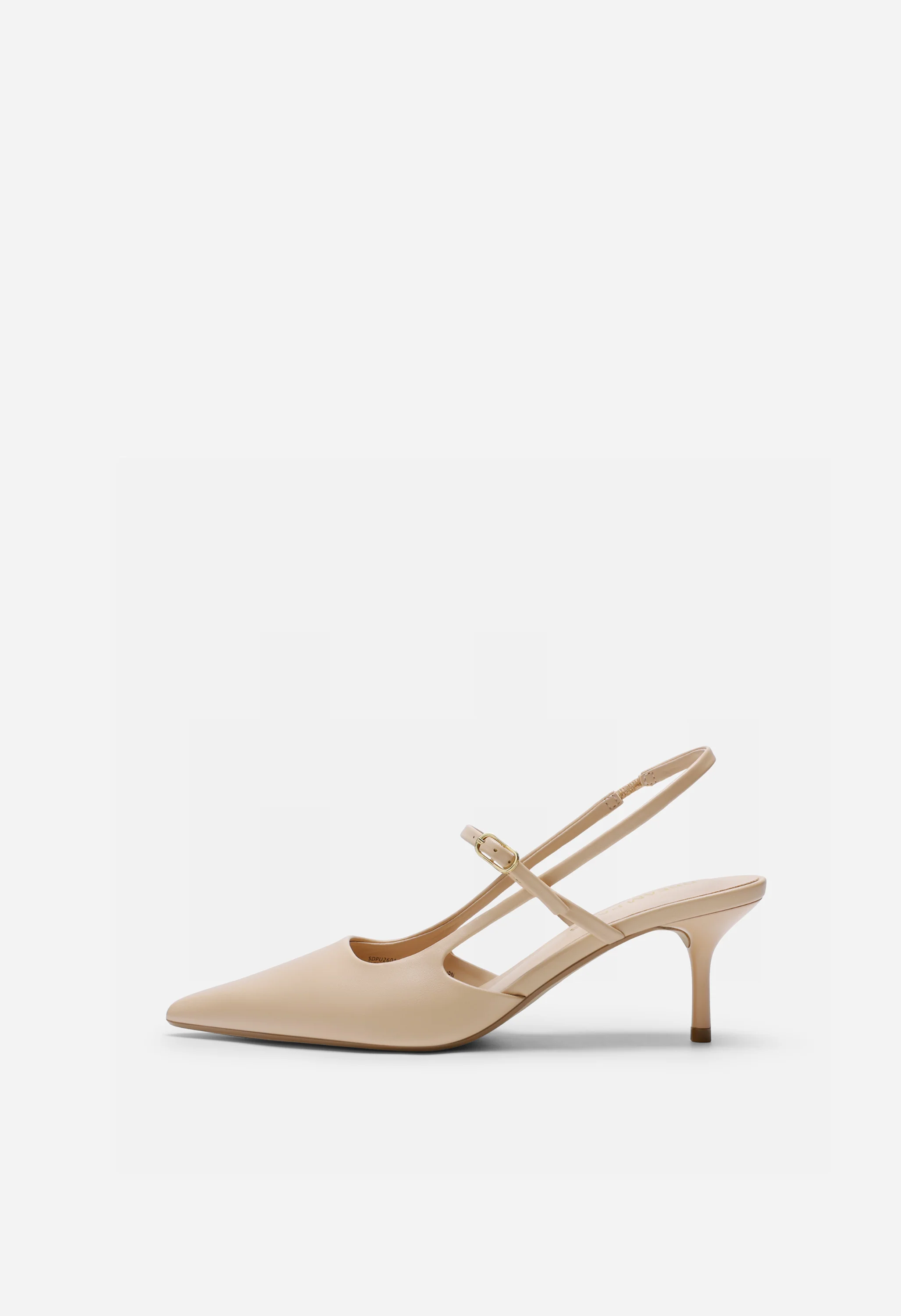 Women Mary Jane Kitten Slingback Pointed Pumps - Image 4