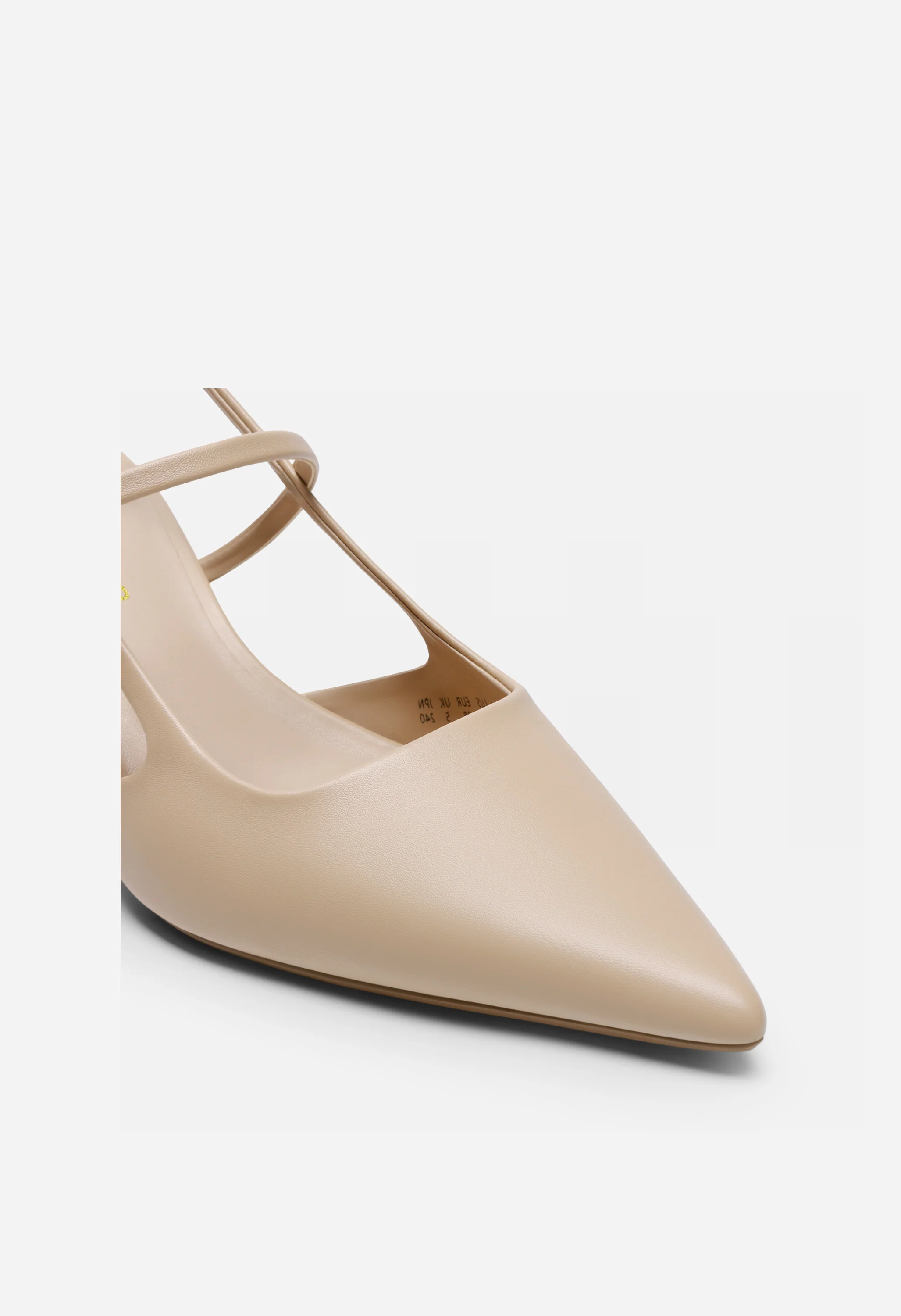 Women Mary Jane Kitten Slingback Pointed Pumps - Image 5