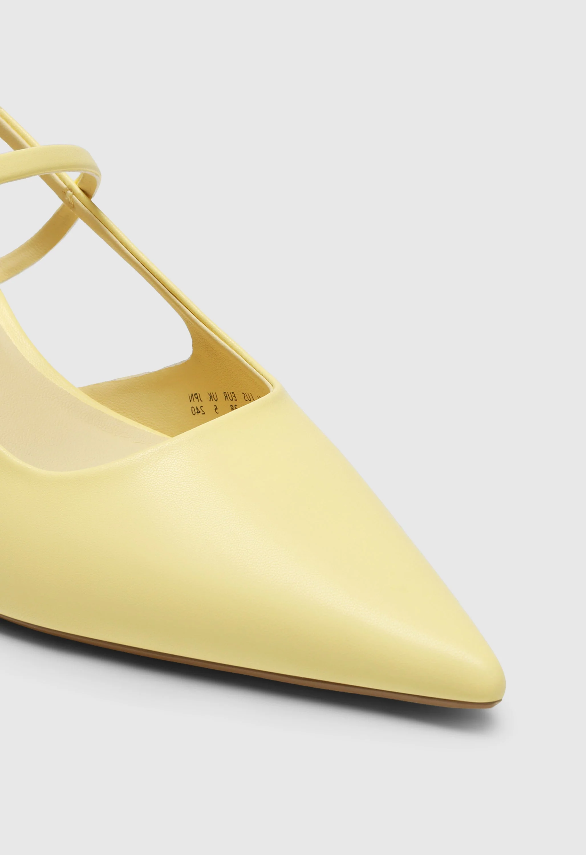 Women Mary Jane Kitten Slingback Pointed Pumps - Image 5