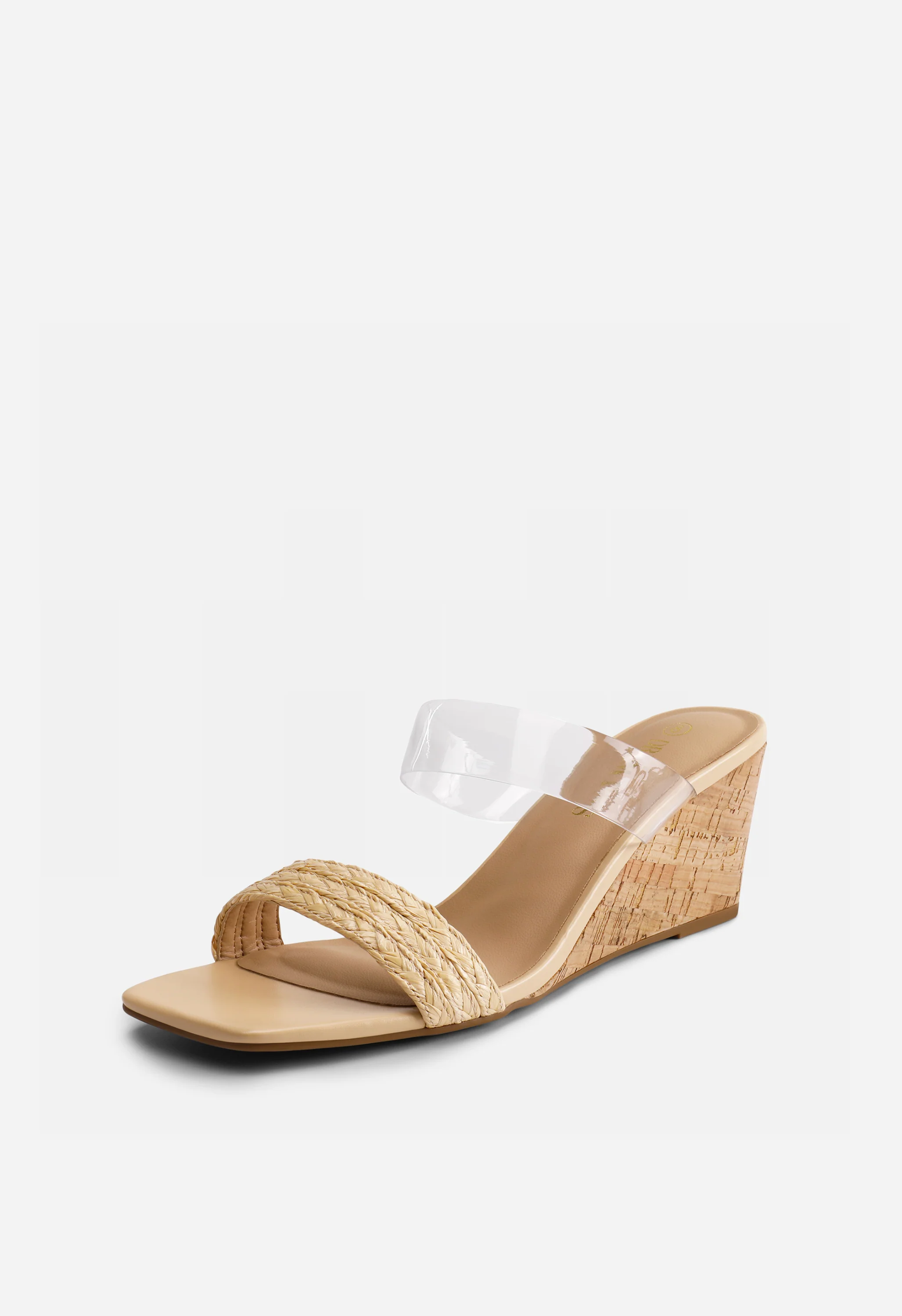 Women Strappy Wedge Square Sandals - Image 2