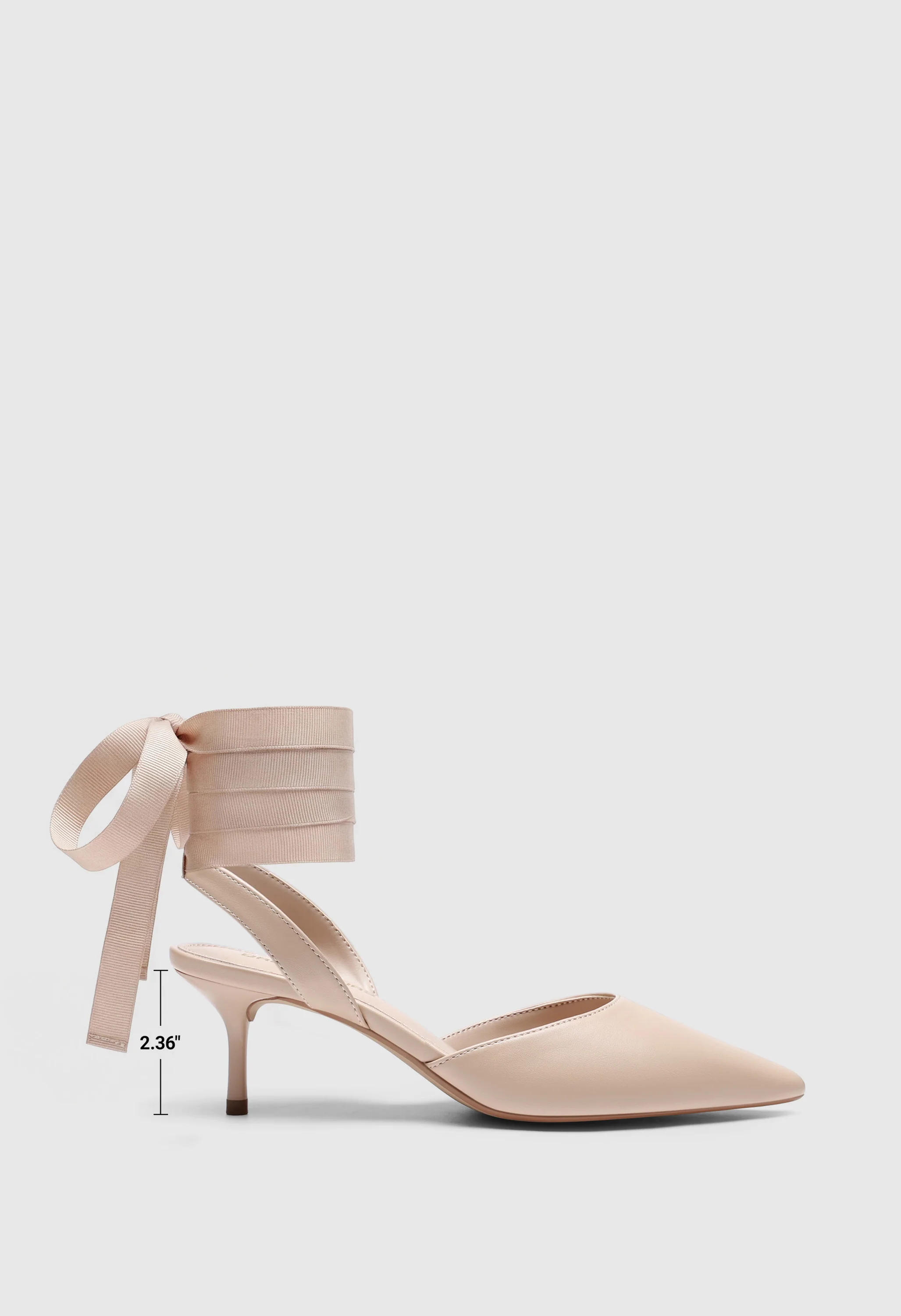 Women's 2-in-1 Slingback Kitten Heel Pumps - Image 2