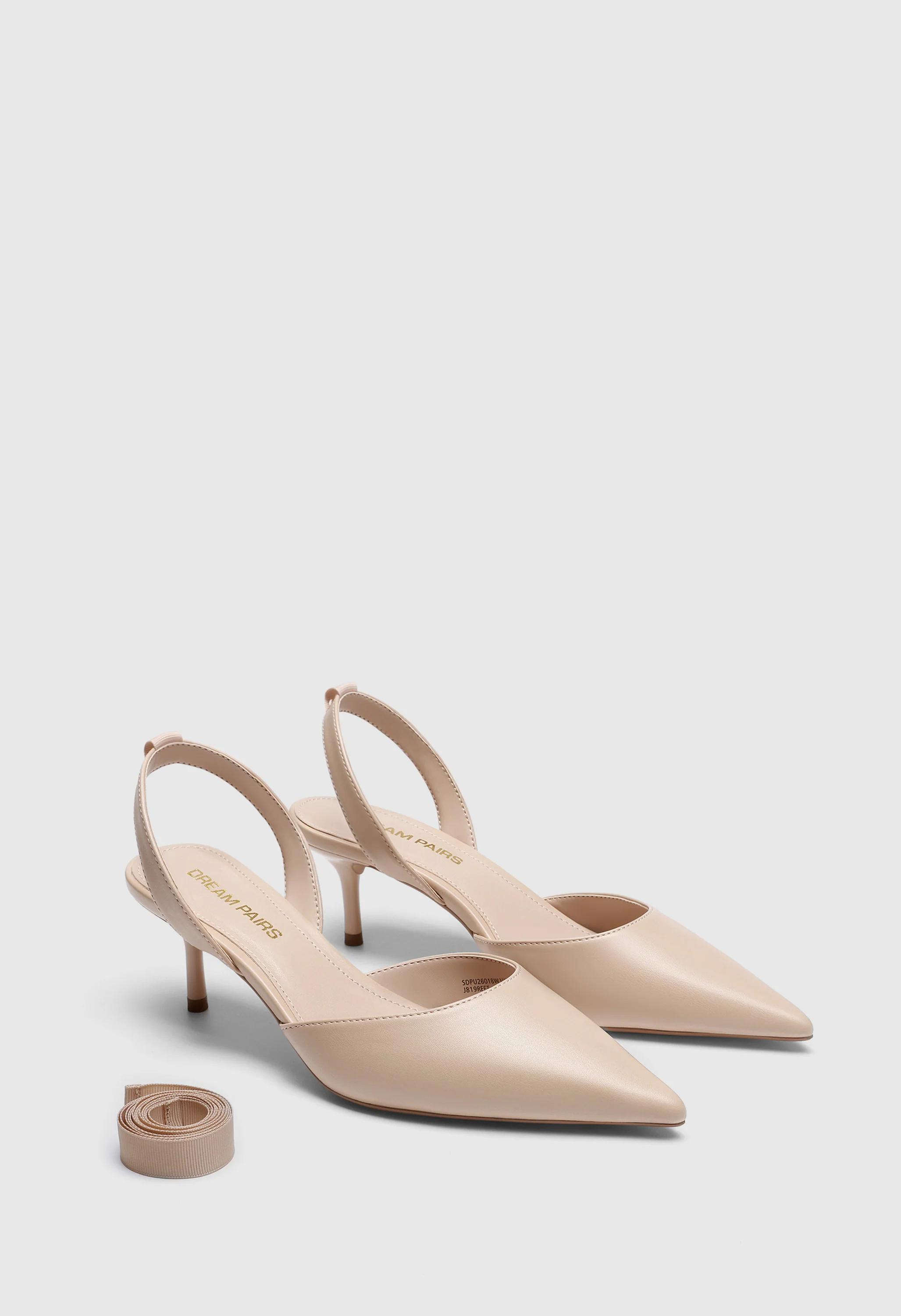 Women's 2-in-1 Slingback Kitten Heel Pumps - Image 3