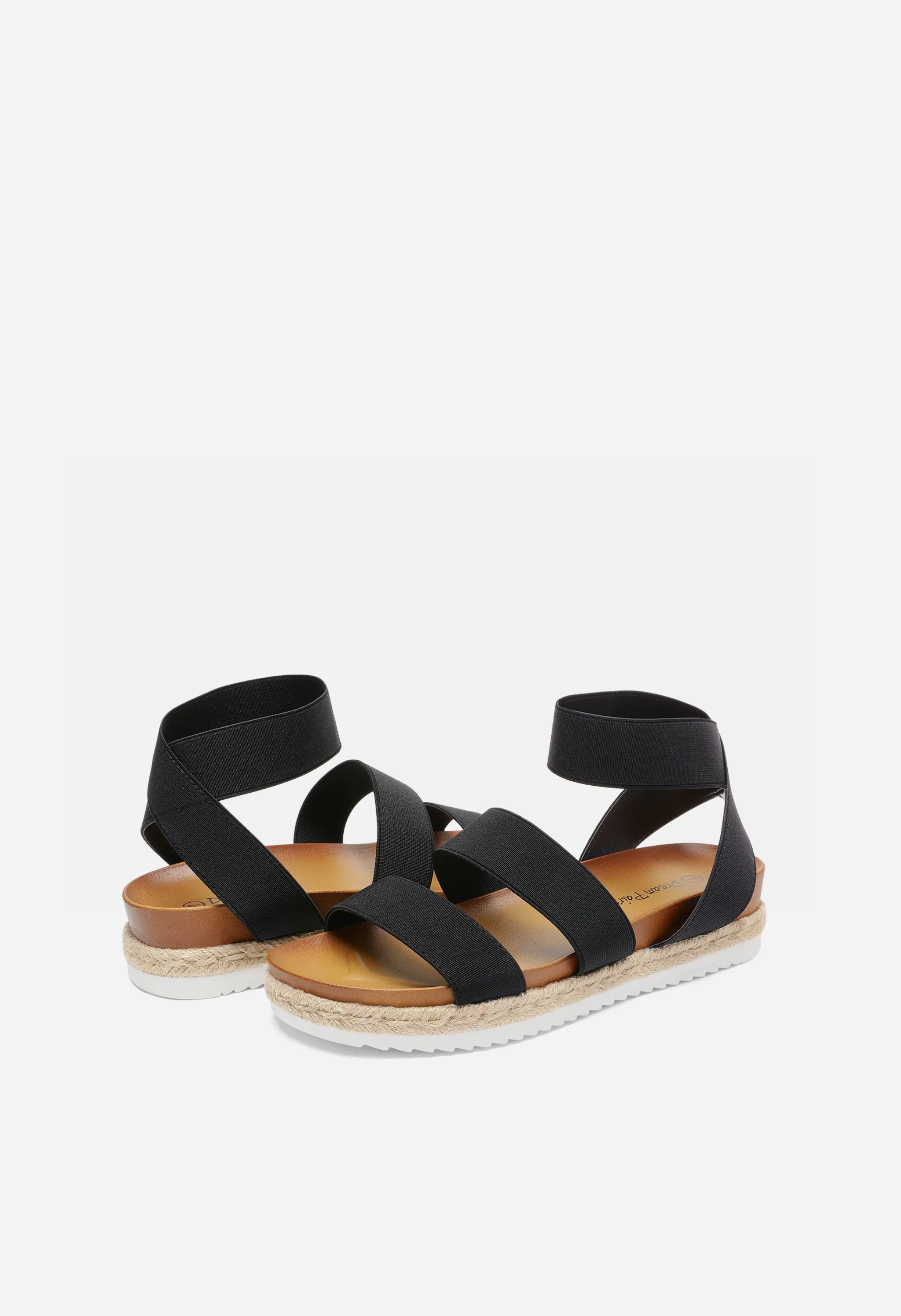 Women’s Ankle Strap Espadrille Flatform Platform Wedge Sandals - Image 2