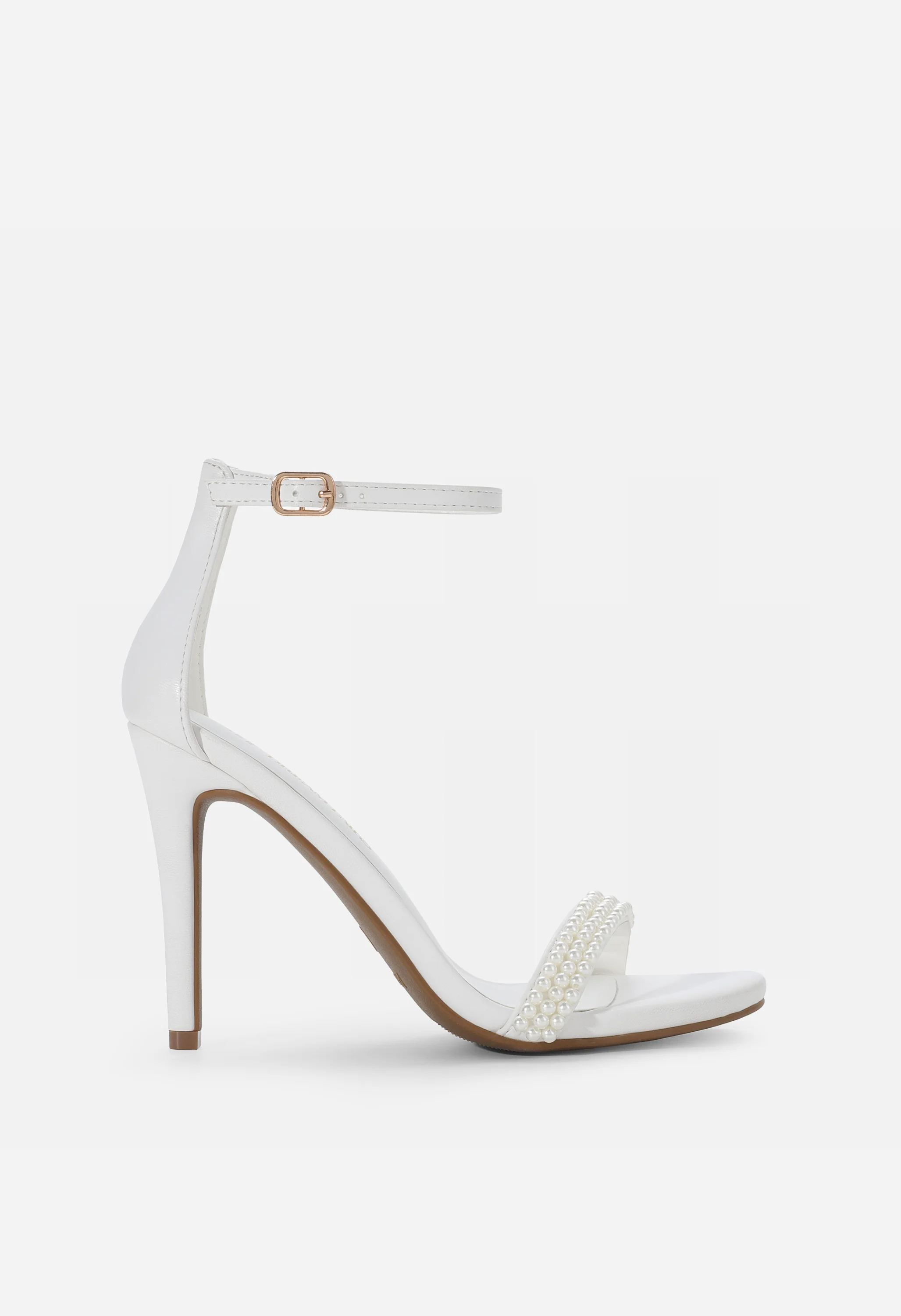 Women's Ankle Strap Stiletto High Heel Sandals - Image 2