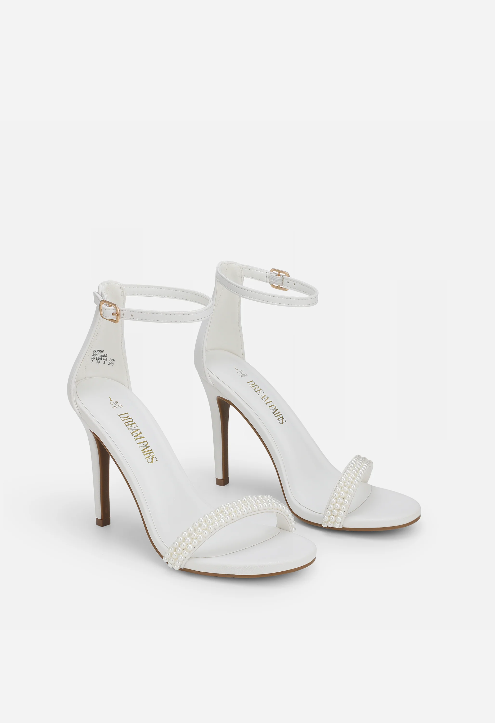 Women's Ankle Strap Stiletto High Heel Sandals - Image 3