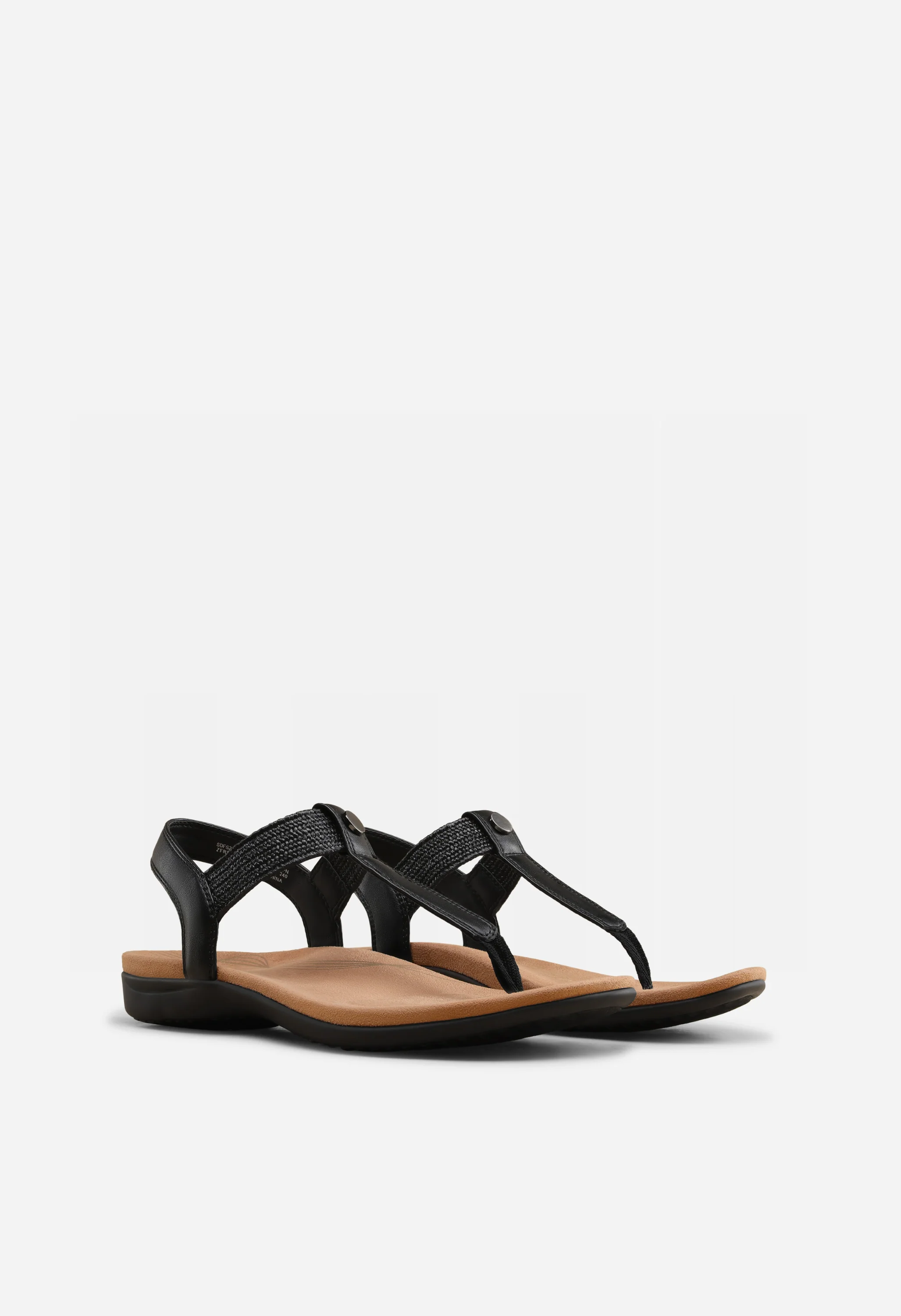 Women's Arch Support T-Strap Sandals - Image 3