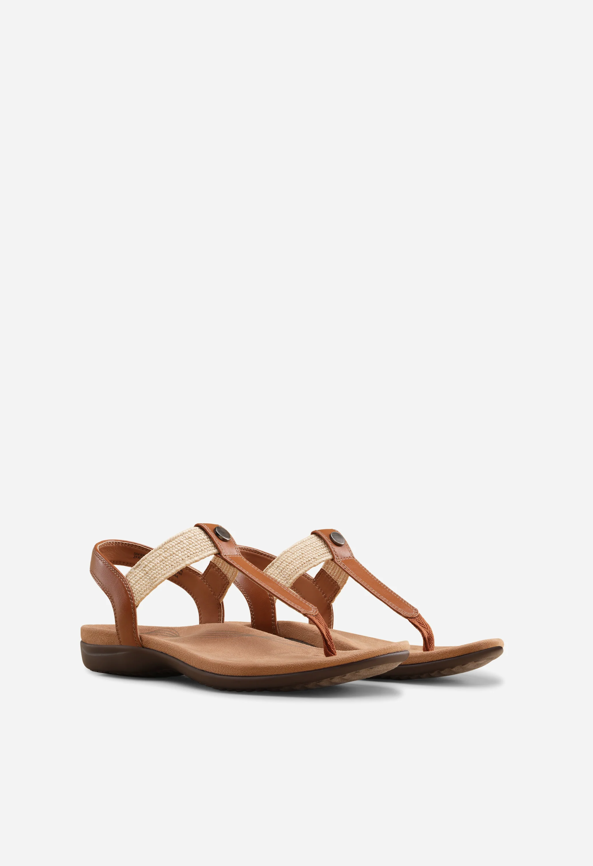 Women's Arch Support T-Strap Sandals - Image 3