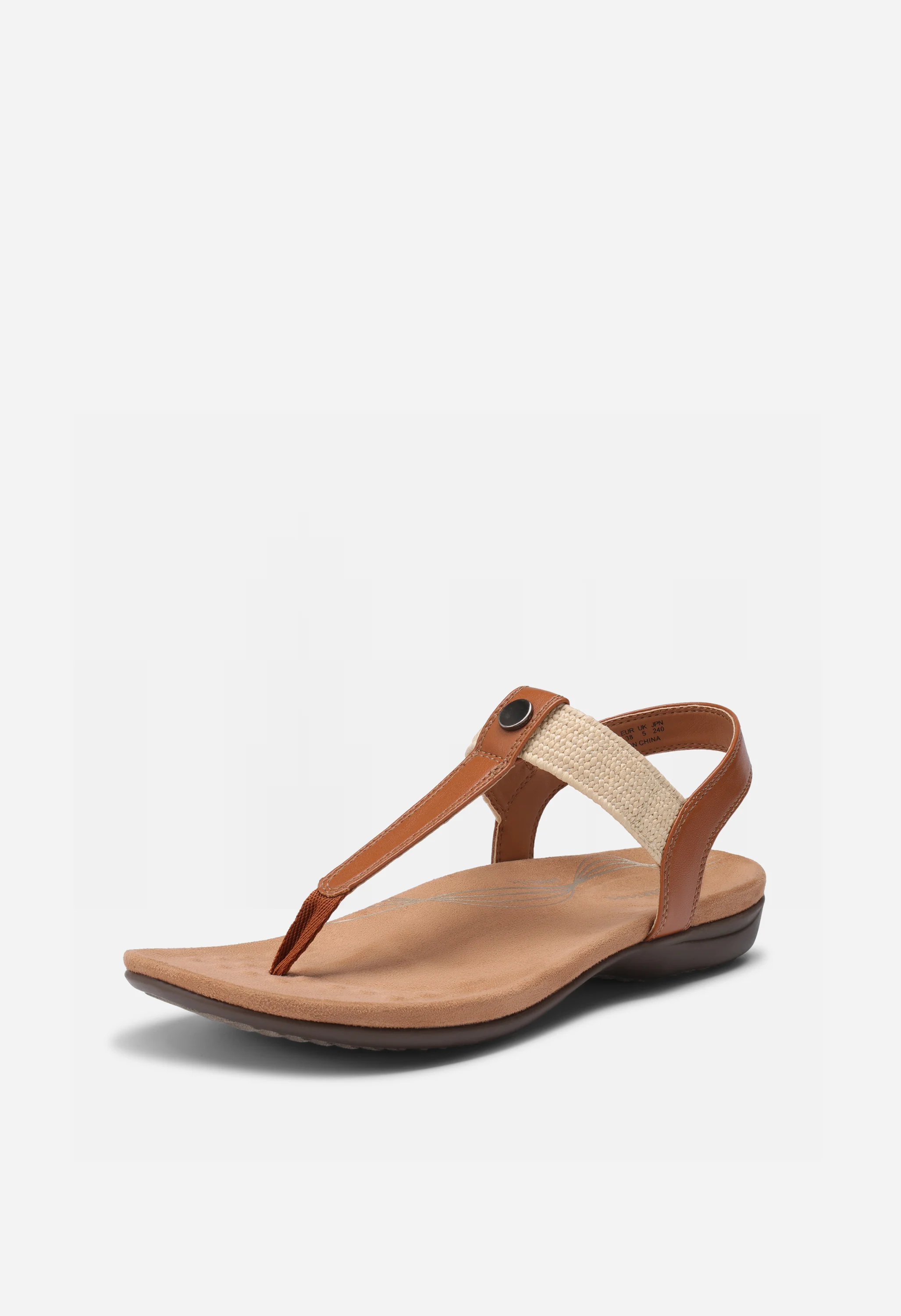 Women's Arch Support T-Strap Sandals - Image 8