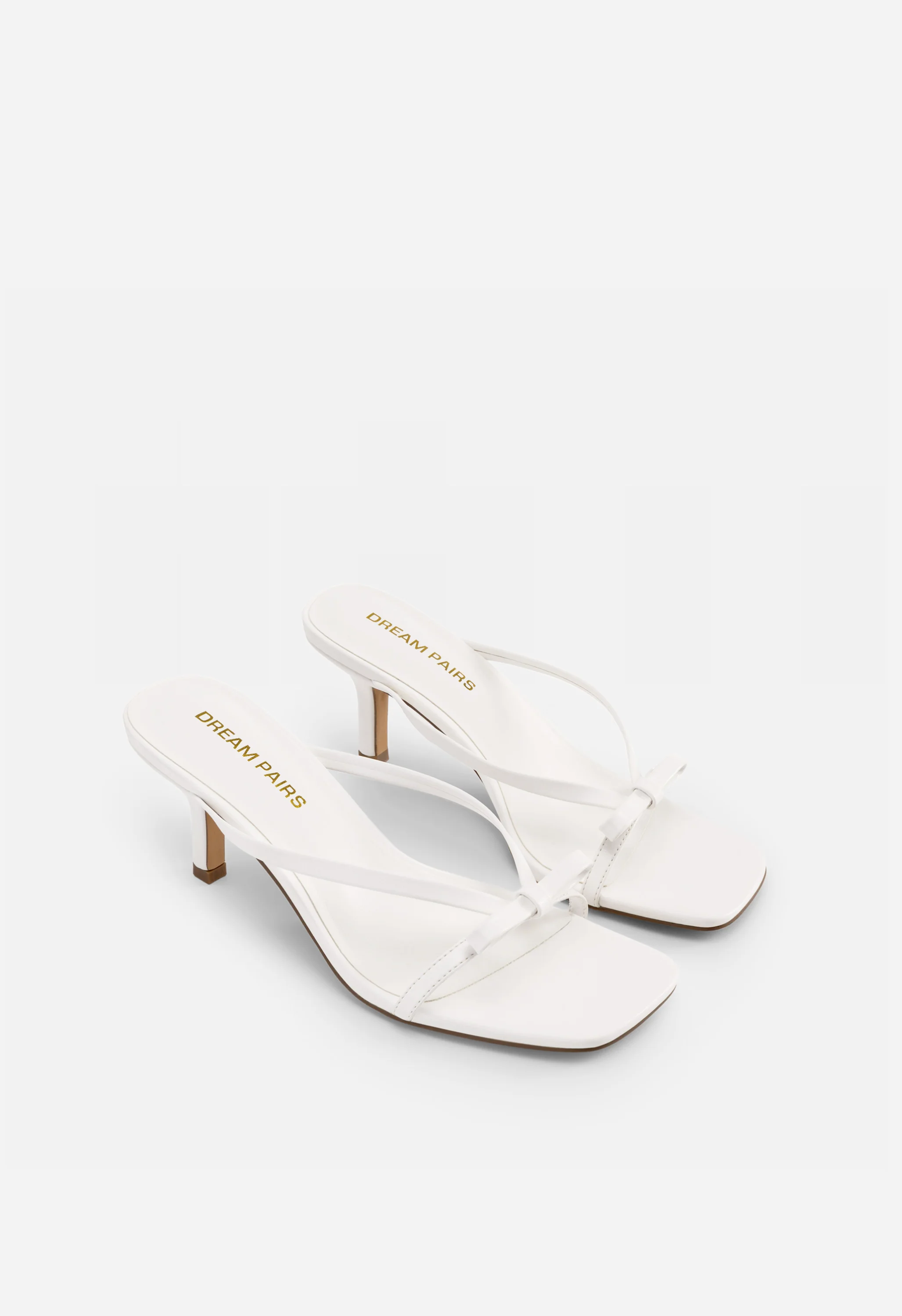 Women's Bow Kitten Heel Mule Sandals - Image 4