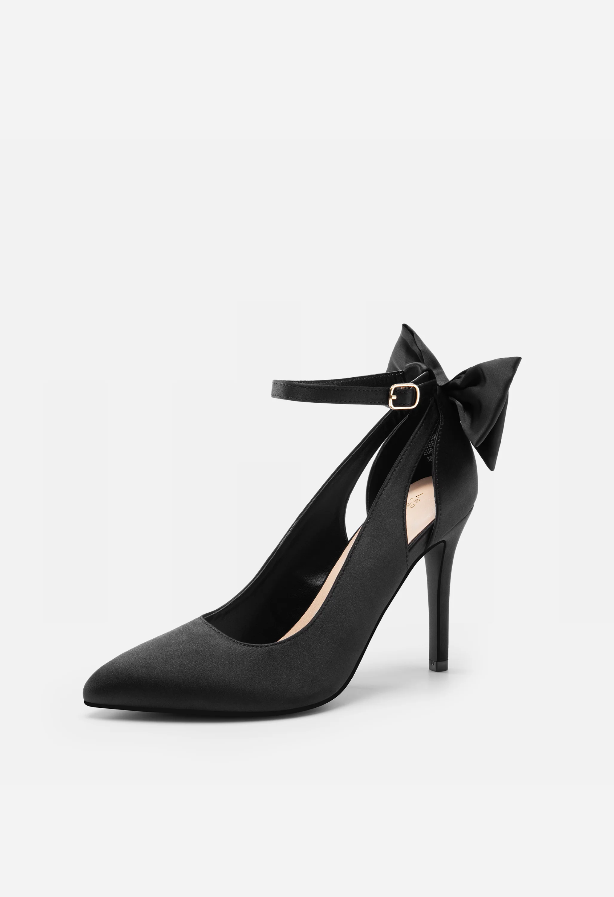 Women's Bow Strappy Pointed Toe Stiletto Pumps - Image 6