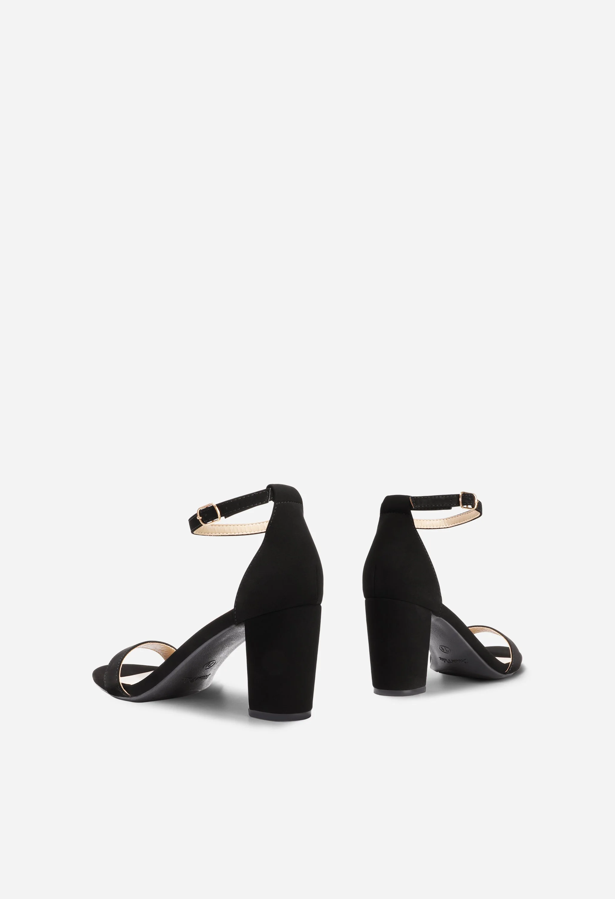 Women's Chunk Low Heel Pump Sandals - Image 3