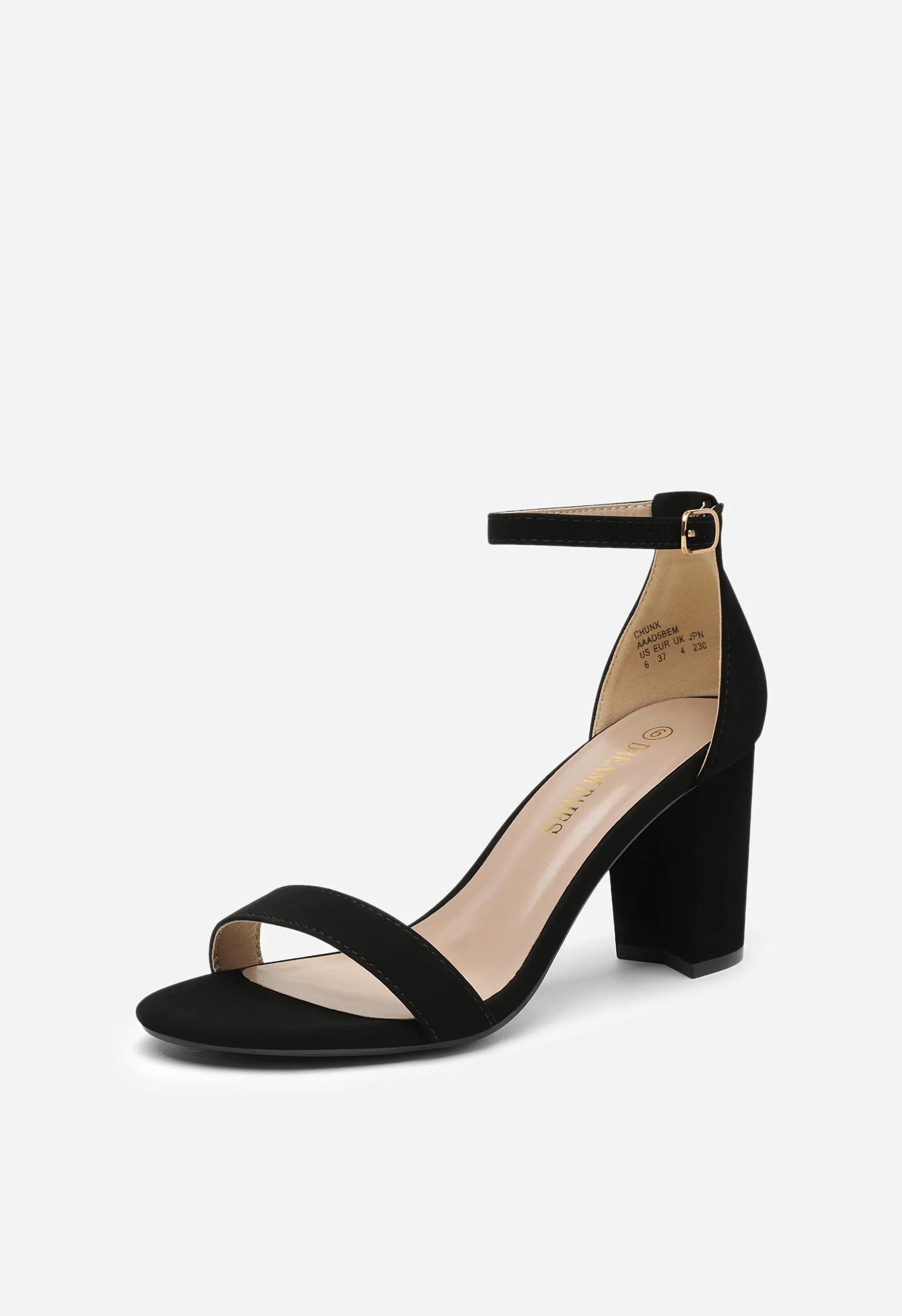 Women's Chunk Low Heel Pump Sandals - Image 8