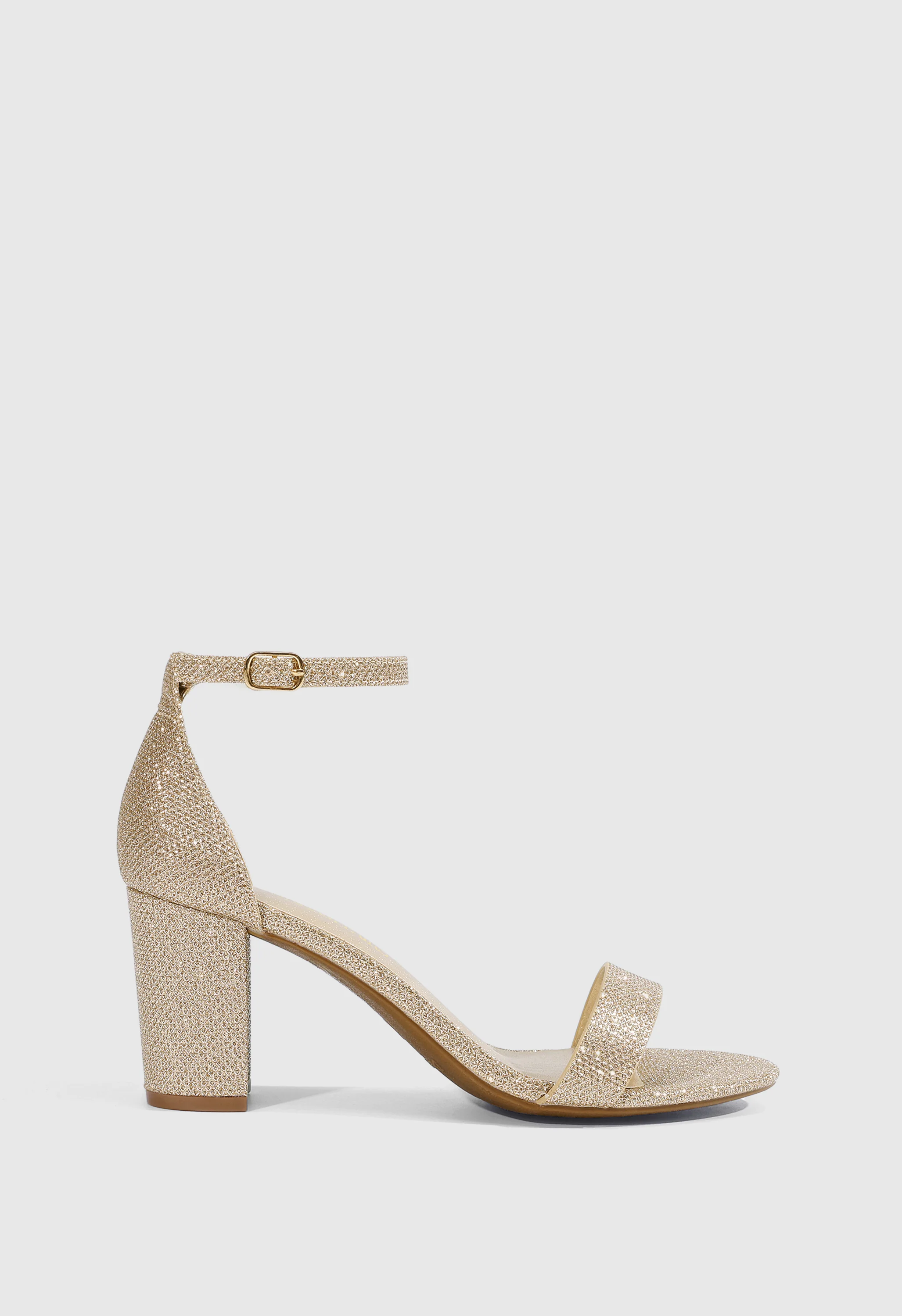 Women's Chunk Low Heel Pump Sandals - Image 2