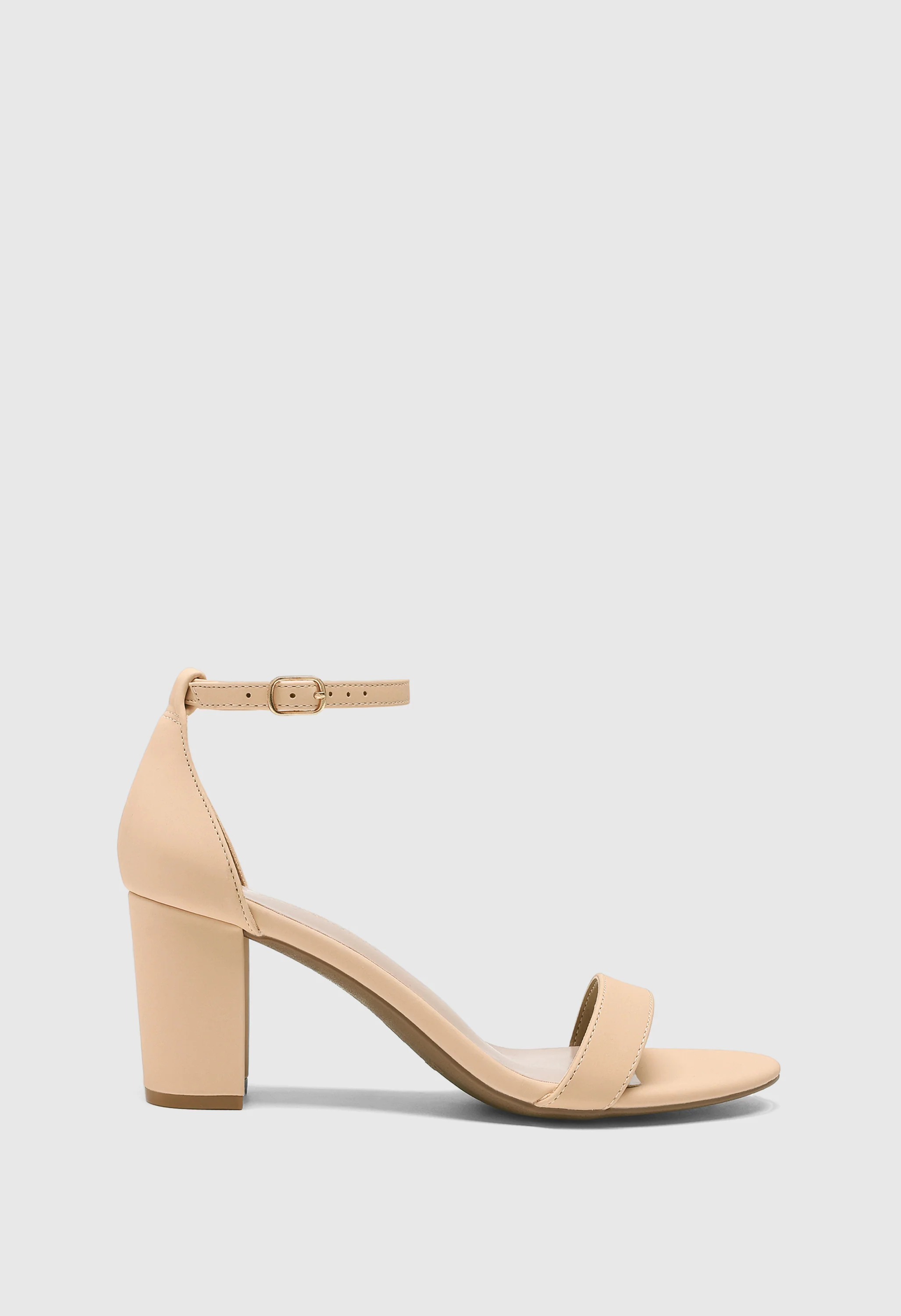 Women's Chunk Low Heel Pump Sandals - Image 2