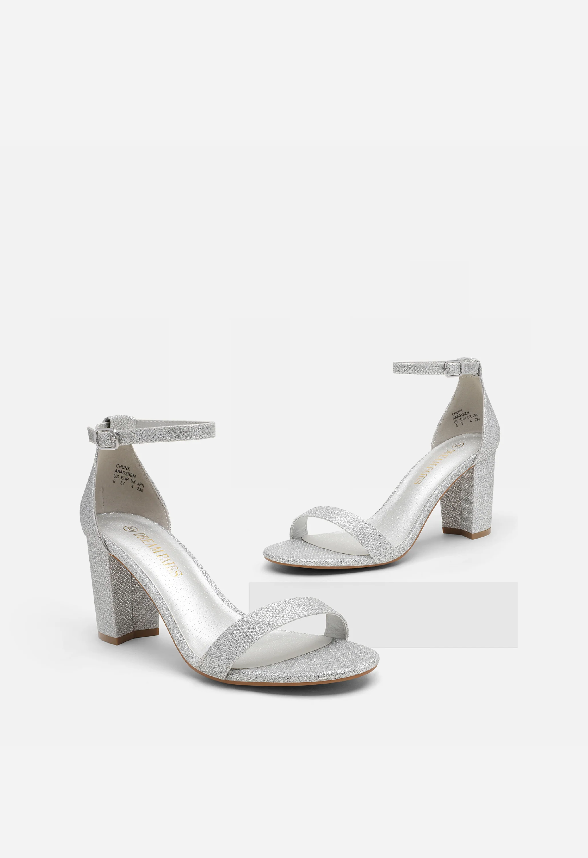 Women's Chunk Low Heel Pump Sandals - Image 2