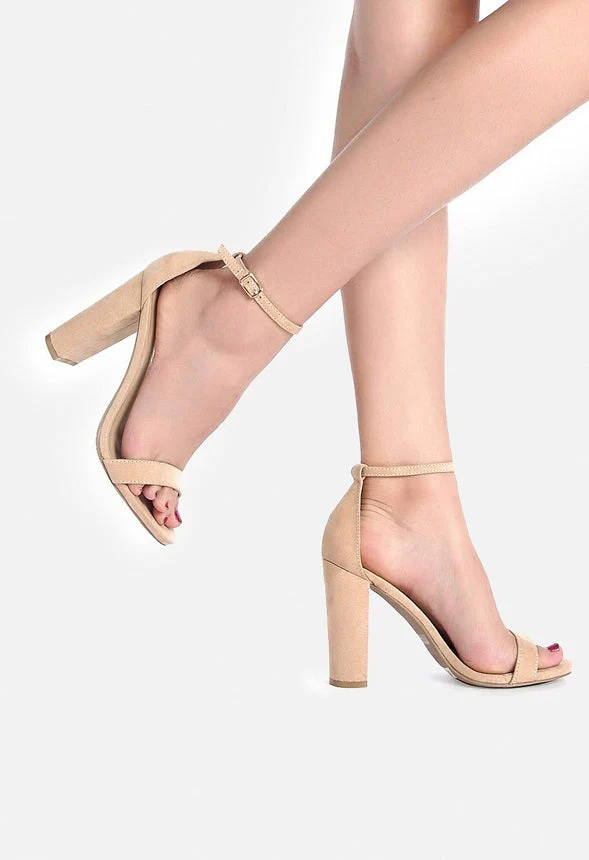 Chunky High Heel Pump Sandal - Image 6
