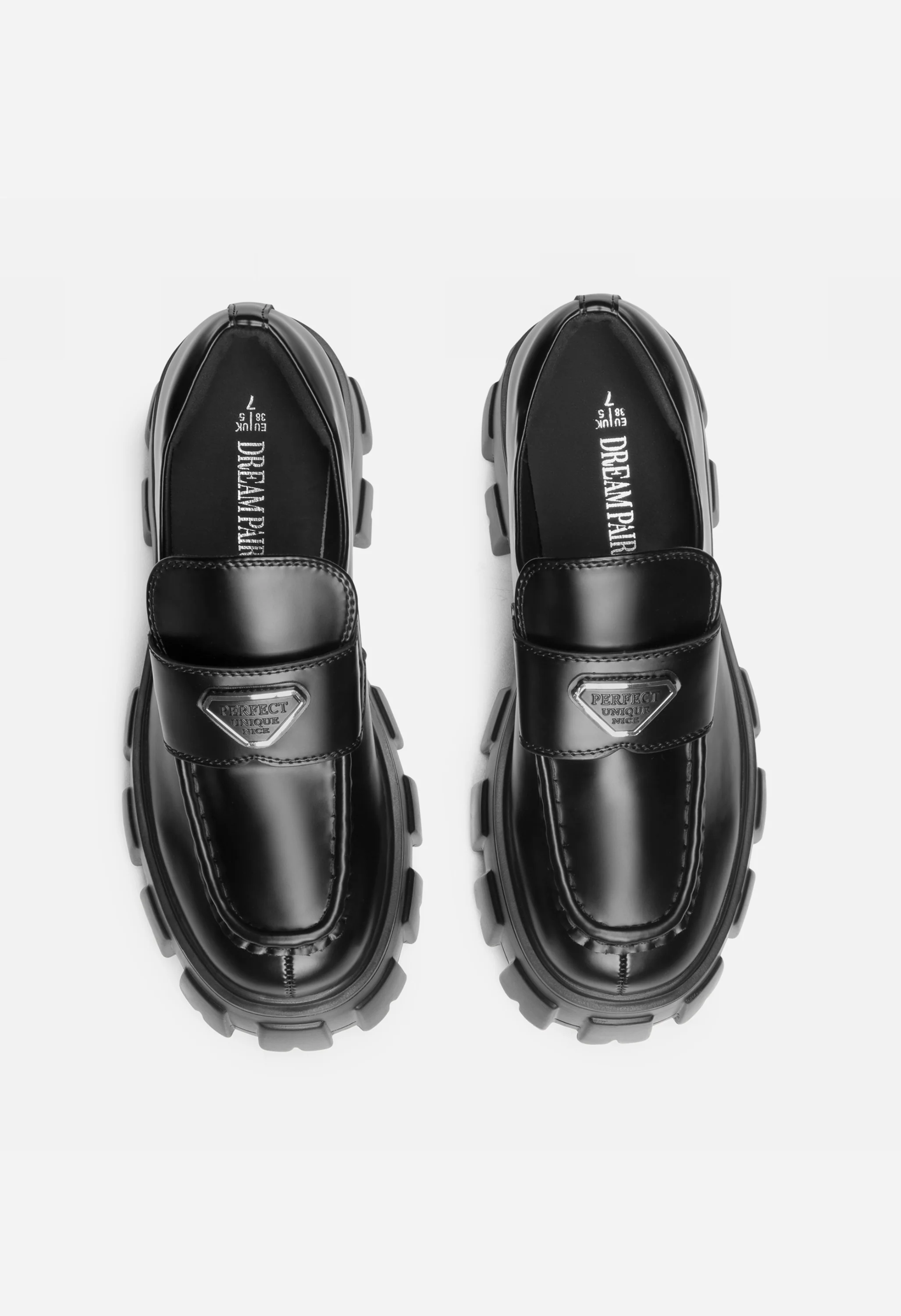 Women's Chunky Platform Loafers - Image 4