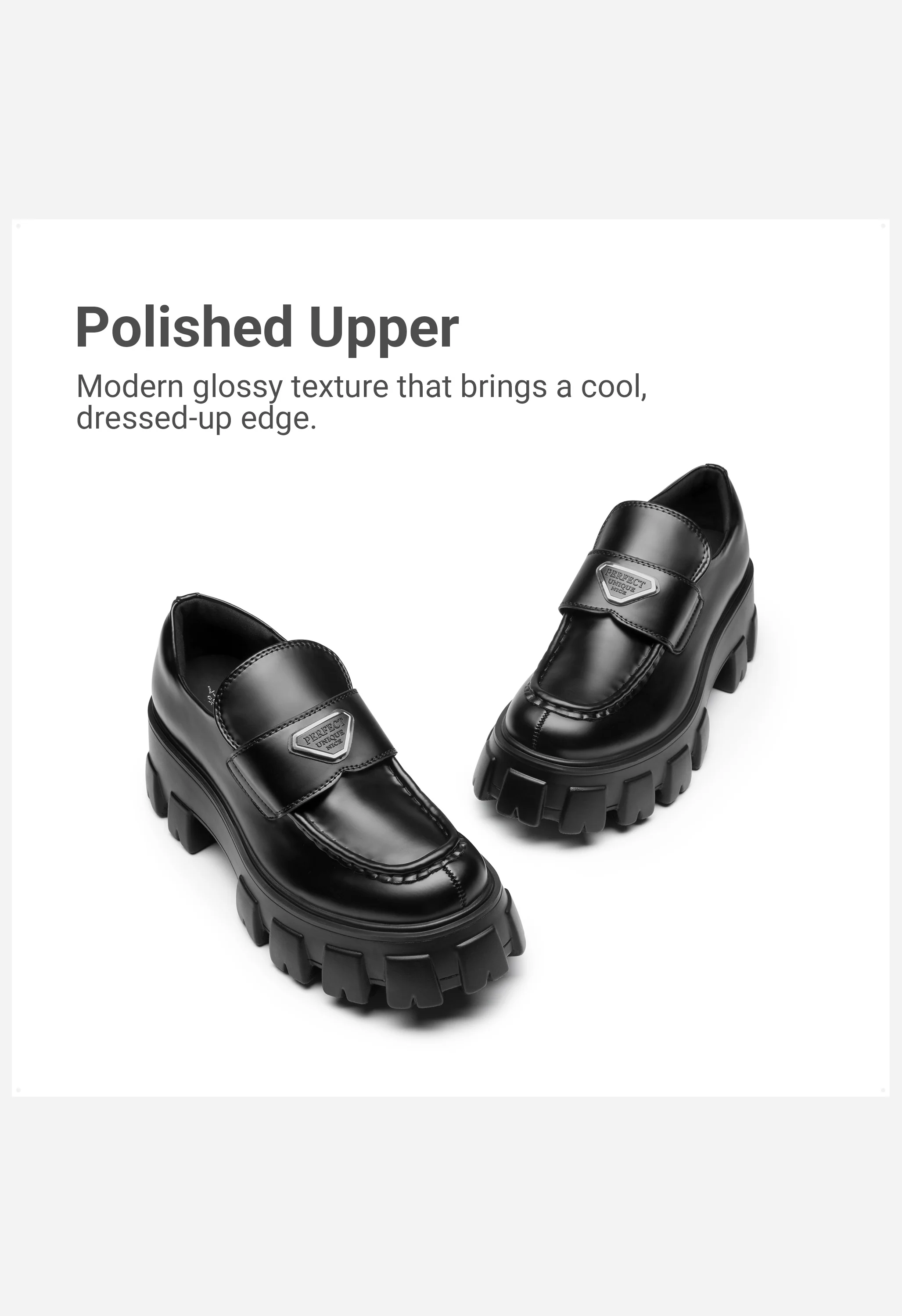 Women's Chunky Platform Loafers - Image 5