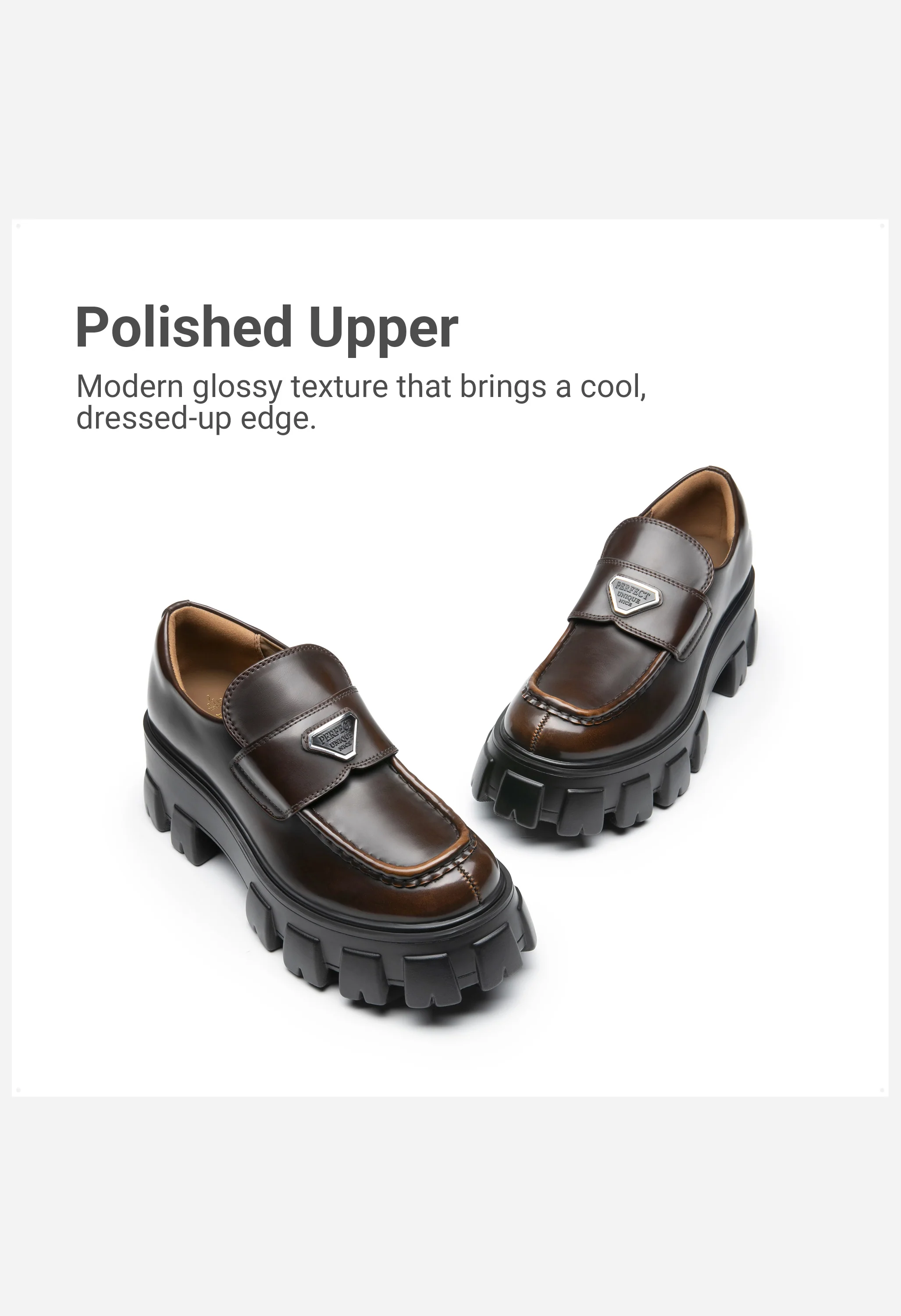 Women's Chunky Platform Loafers - Image 4