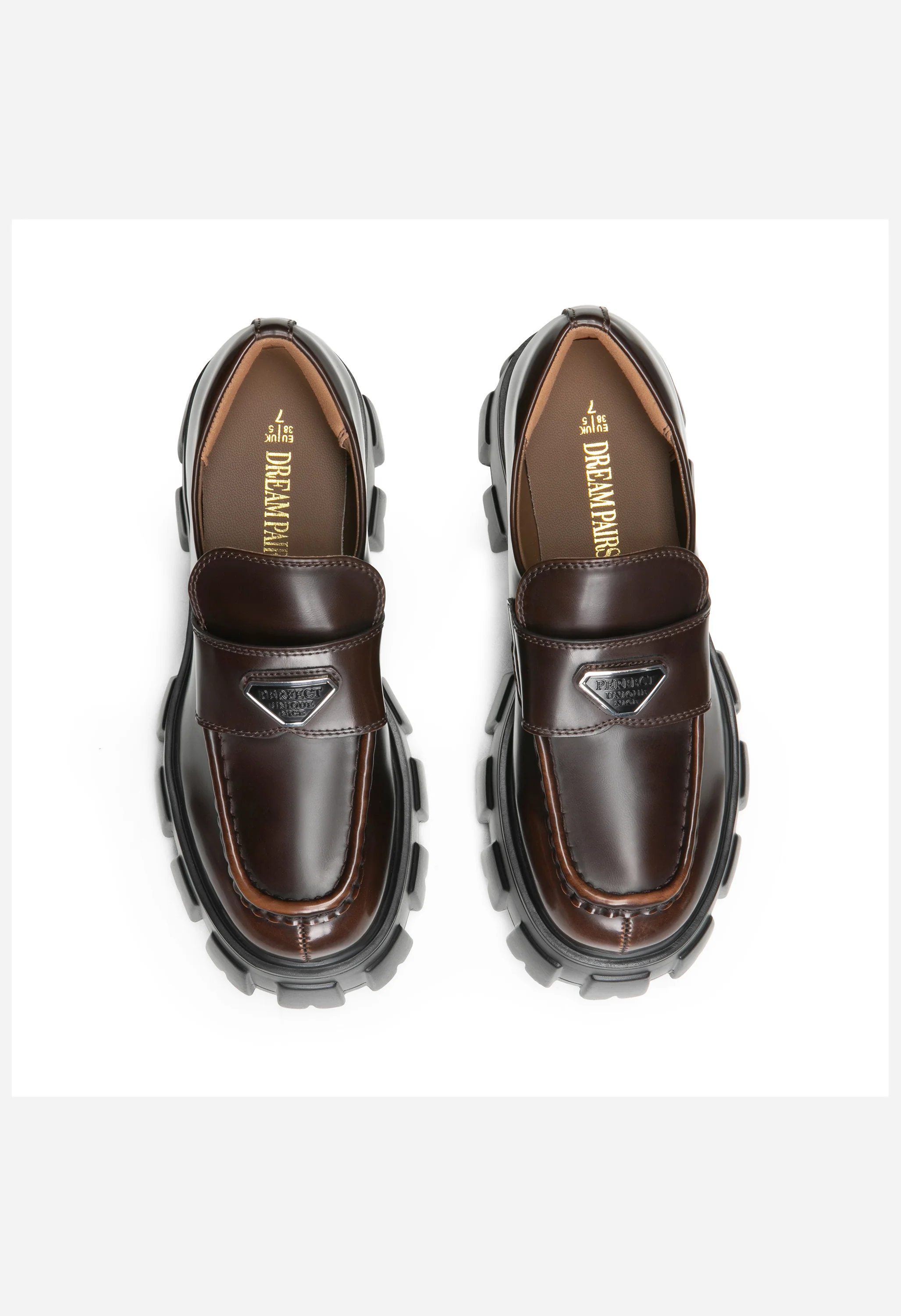 Women's Chunky Platform Loafers - Image 7