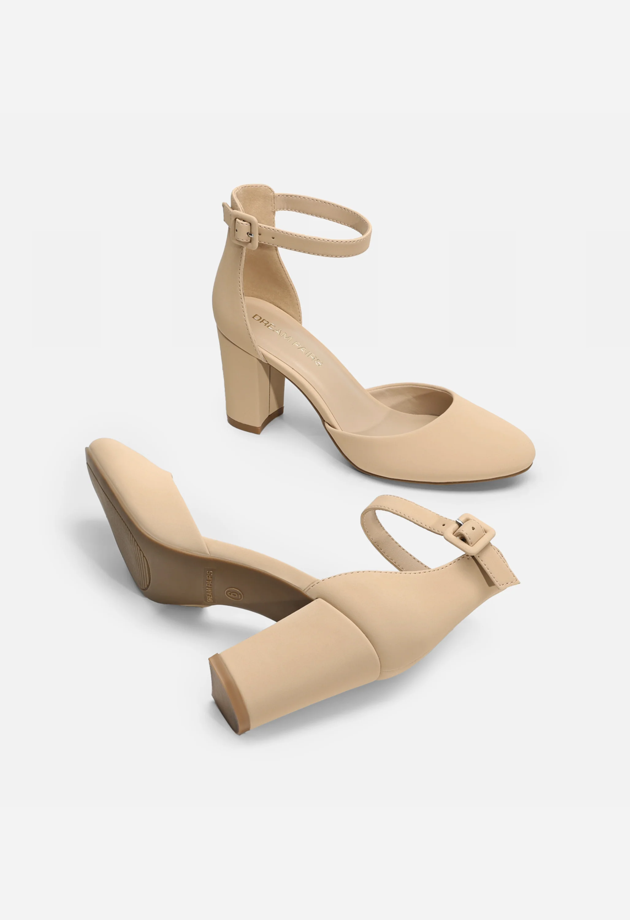 Women's Block Heeled Pumps - Image 6