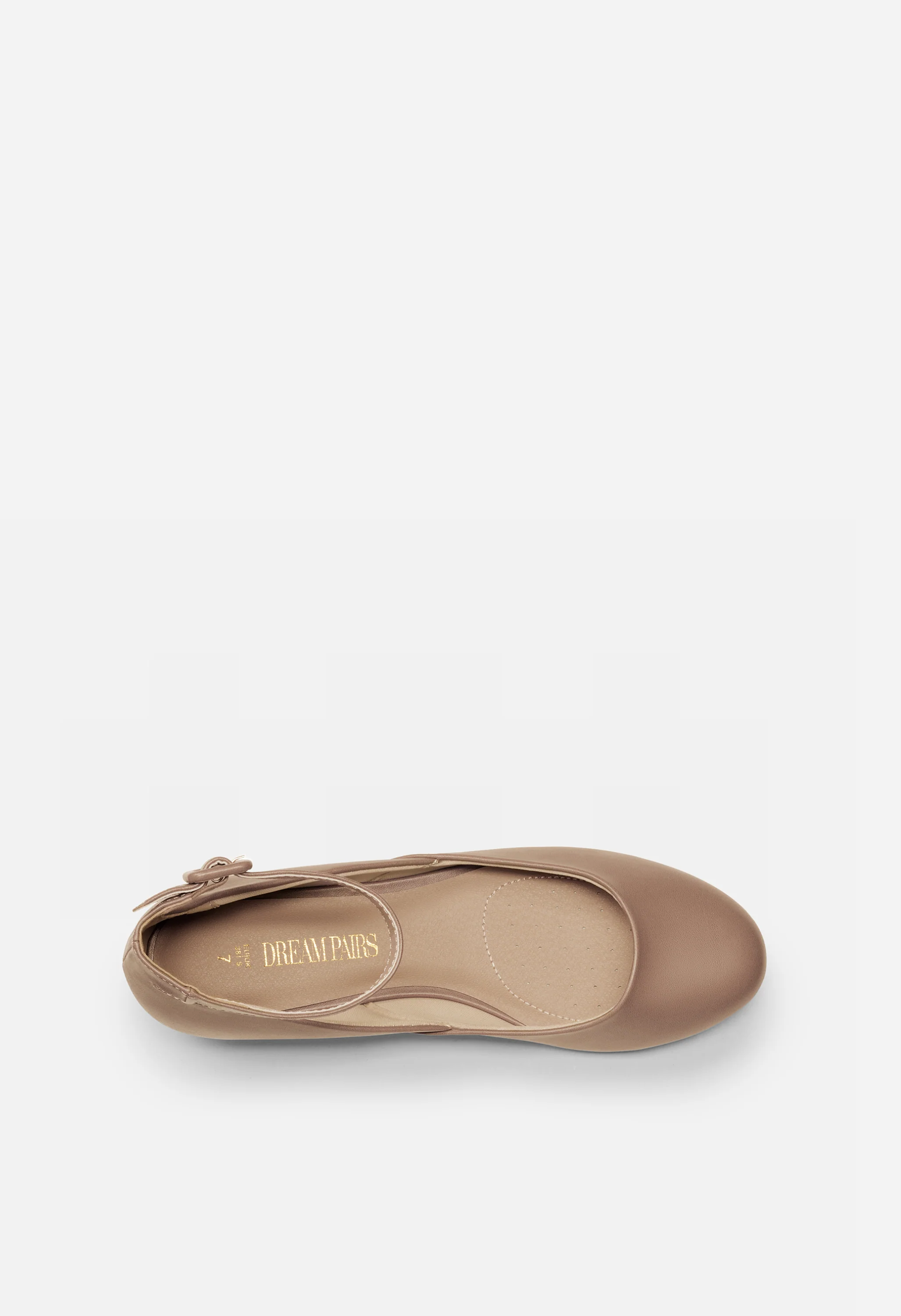 Women's Comfortable Ankle Strap Low Wedge Flats - Image 3