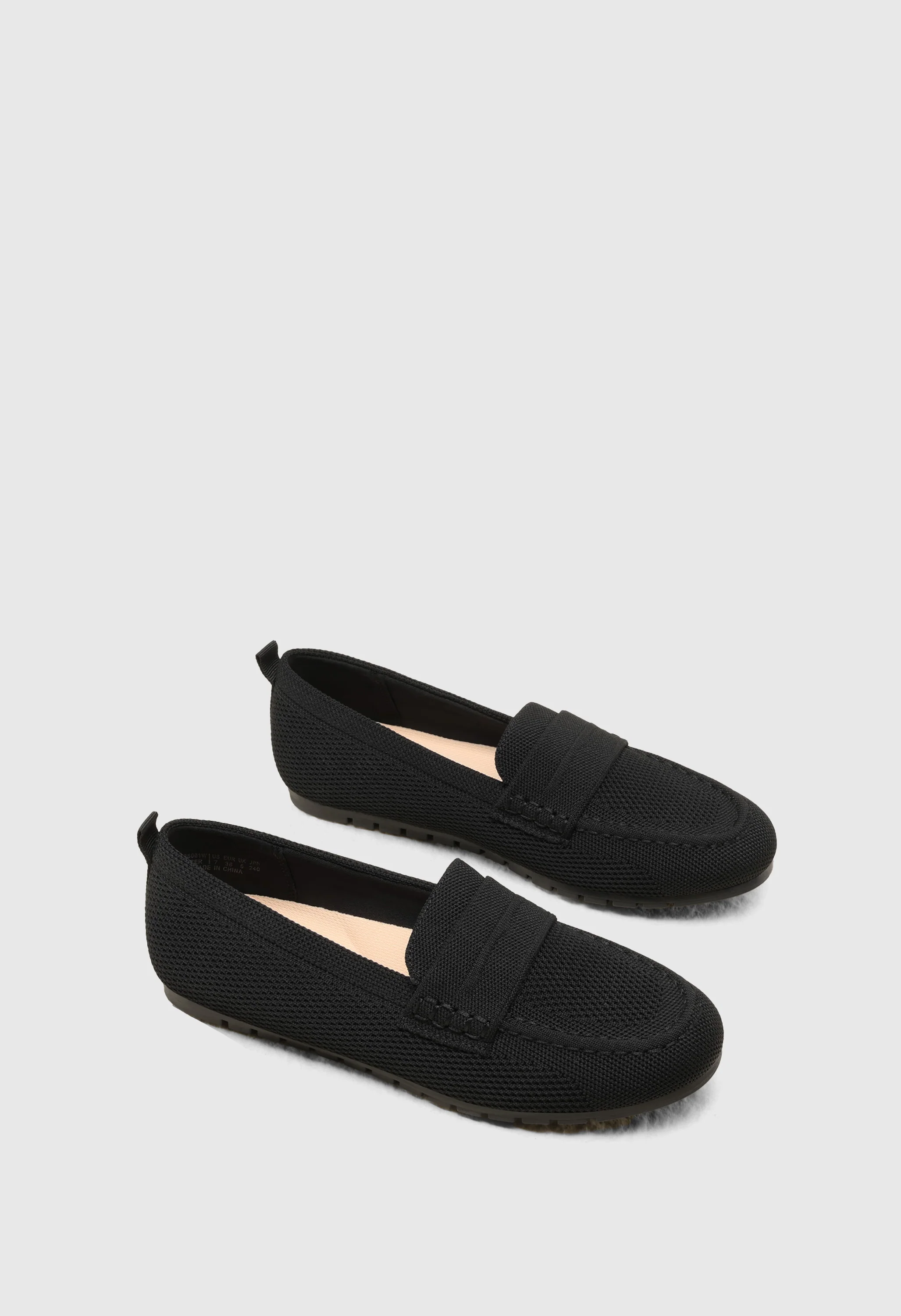 Women's Comfortable Knit Penny Loafers - Image 4