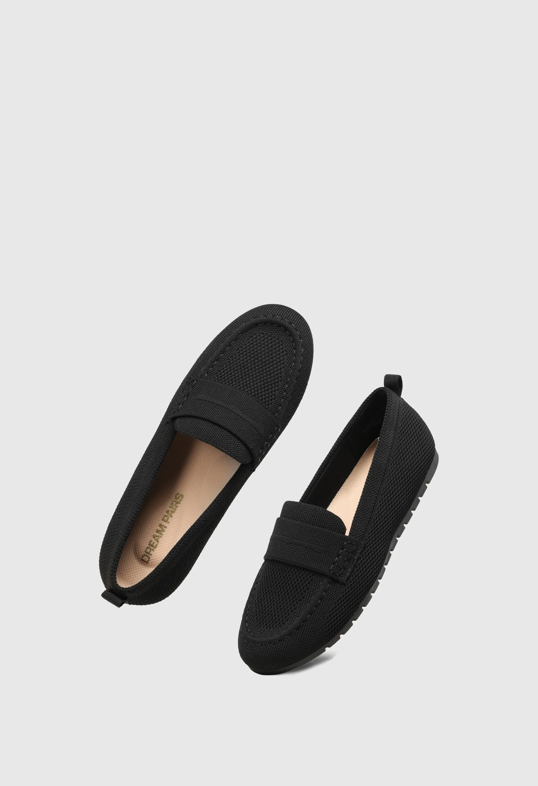 Women's Comfortable Knit Penny Loafers - Image 5