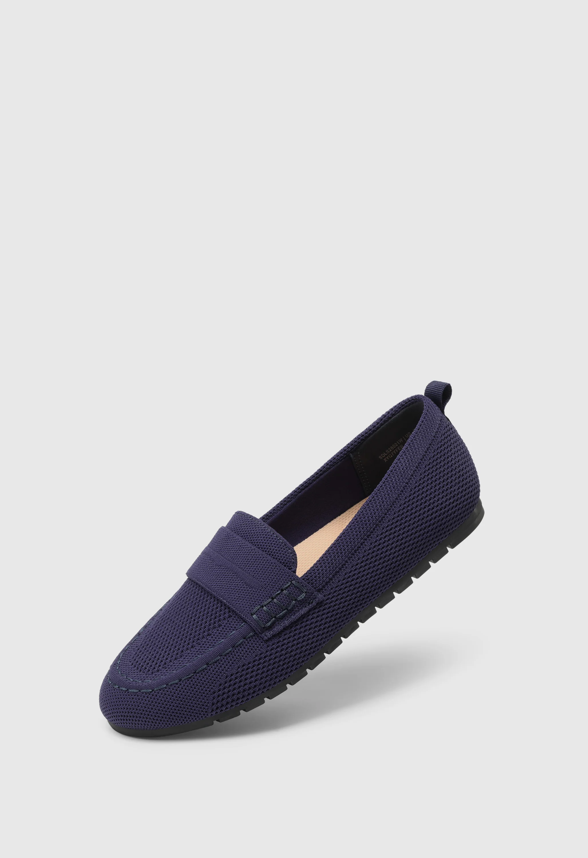 Women's Comfortable Knit Penny Loafers - Image 2