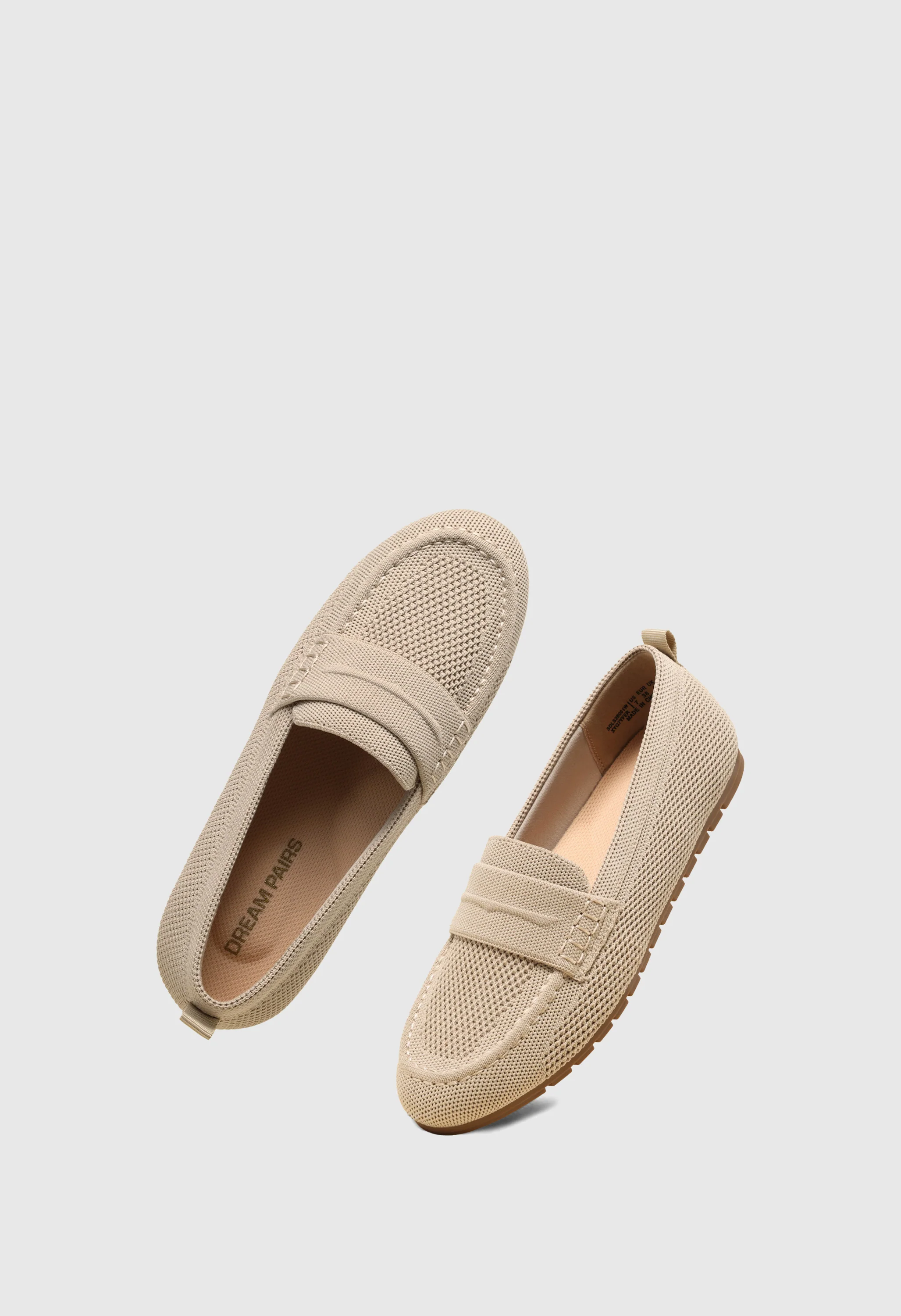 Women's Comfortable Knit Penny Loafers - Image 5