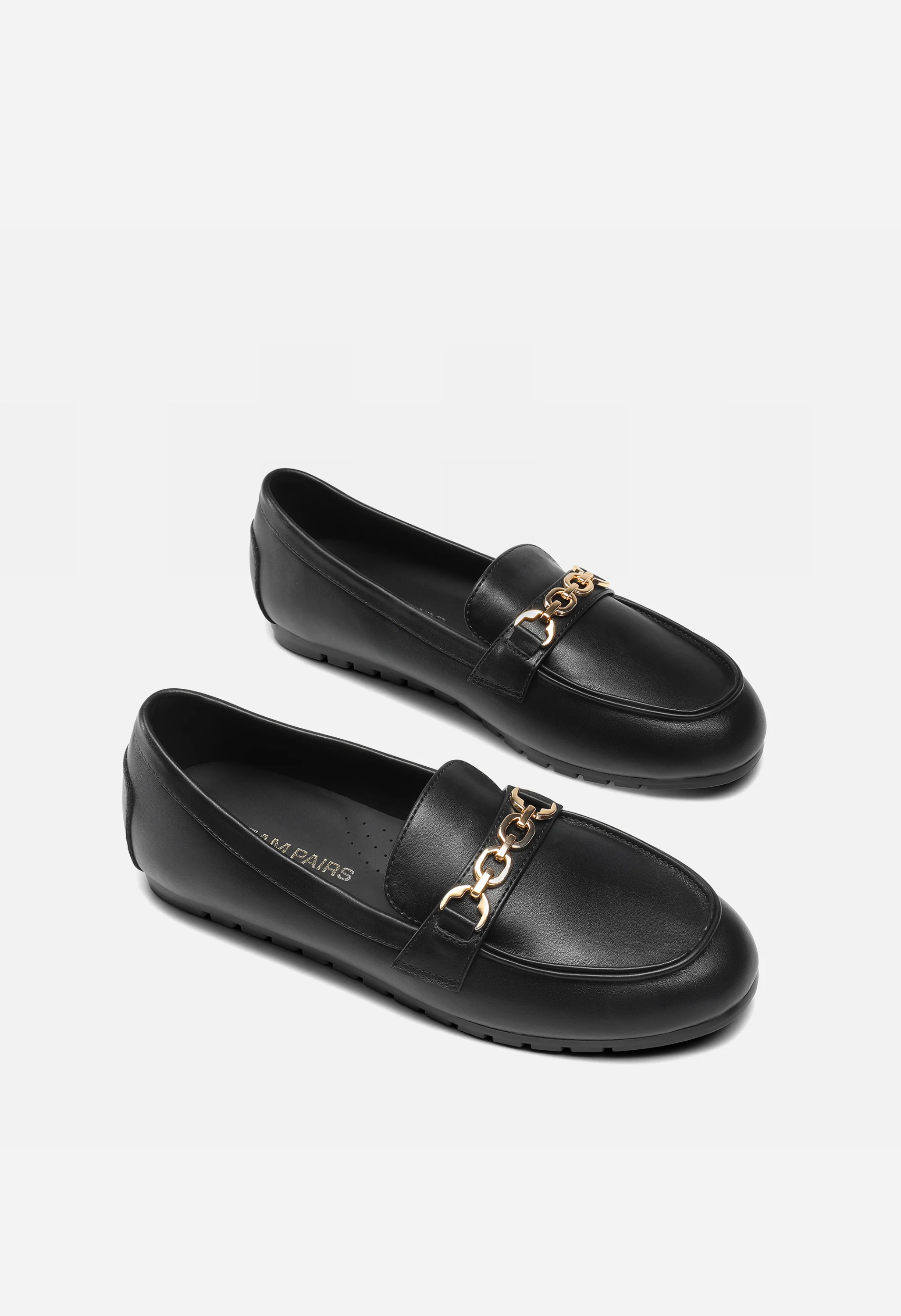 Women's Comfortable Metallic Slip On Loafers - Image 2