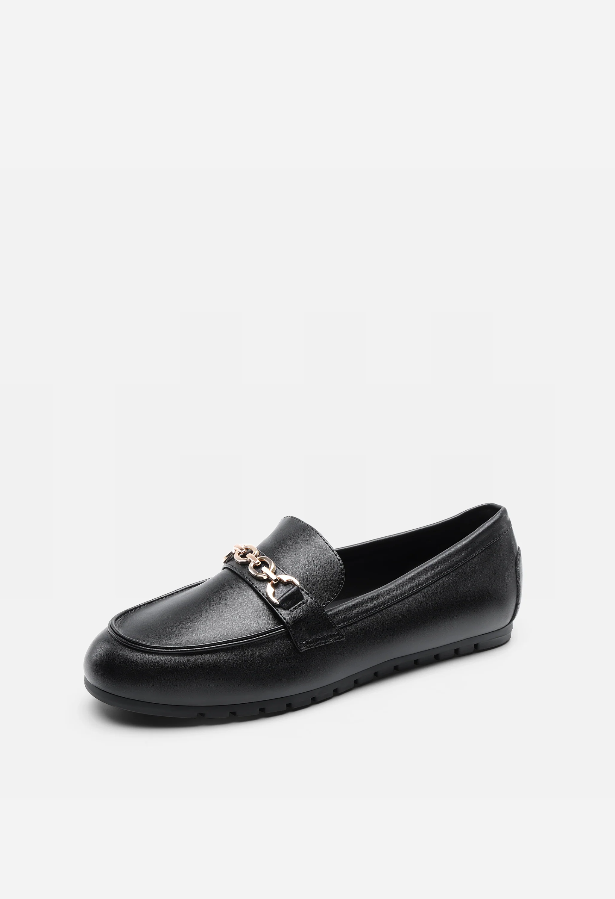 Women's Comfortable Metallic Slip On Loafers - Image 4